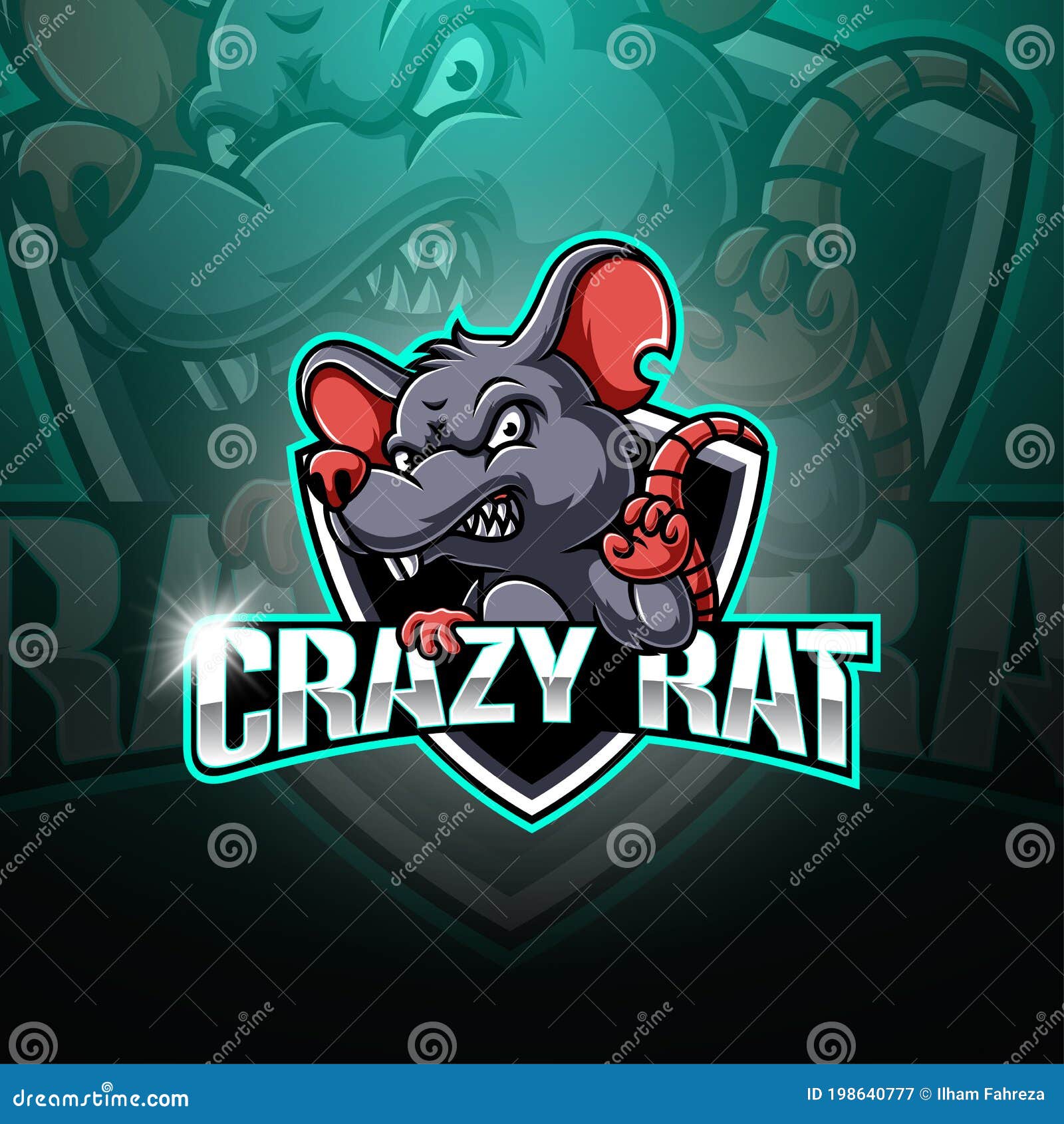 Crazy Gamer Winner Mascot. Esport Logo Design Stock Vector - Illustration  of graphic, badge: 208105846