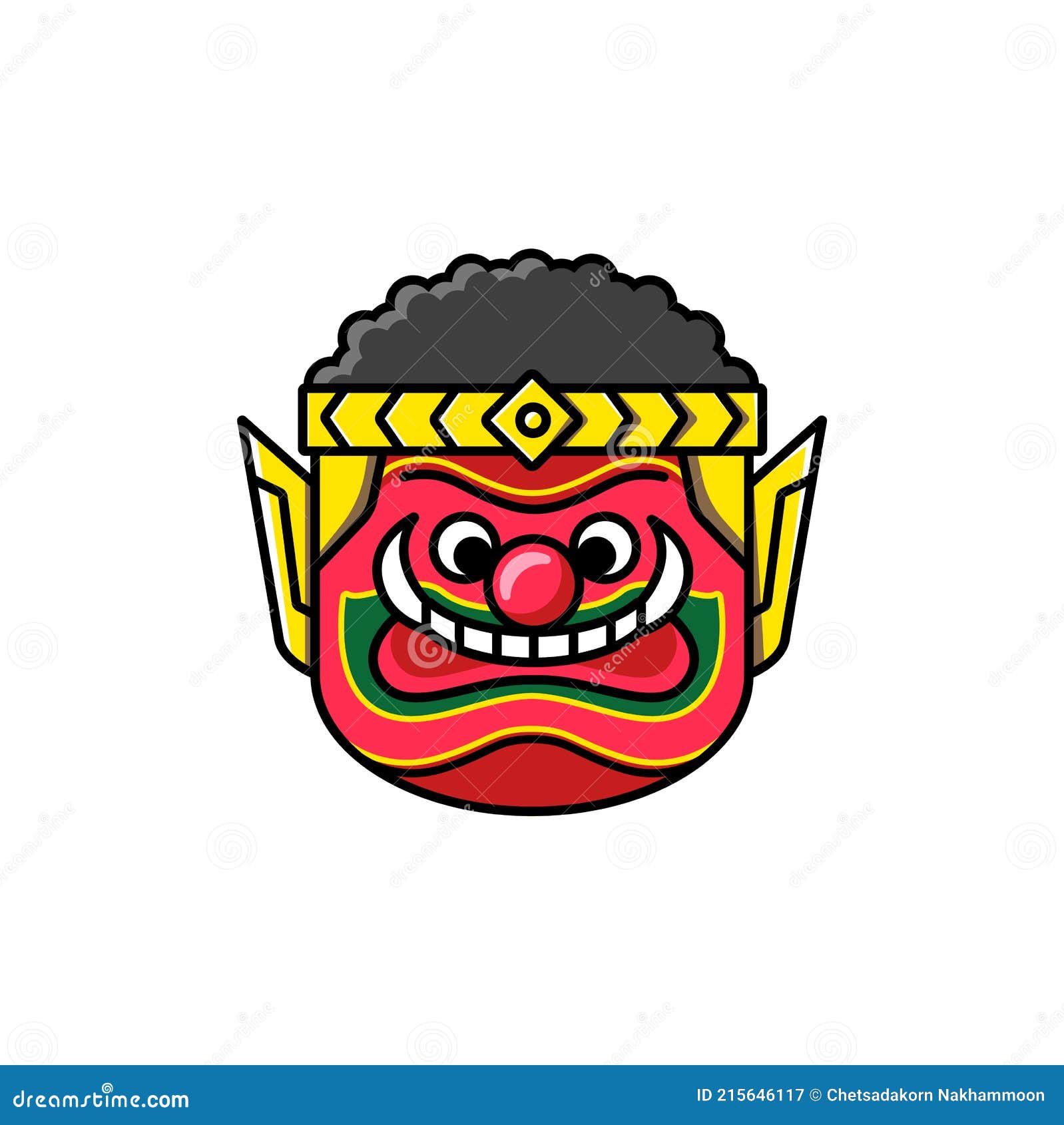 Giant Face Mask in Thai Culture Dancing Drawing Isolated Vector. Stock Vector - Illustration of doodle, icon: 215646117 Giant Face Mask in Thai Culture Dancing Drawing Isolated Vector. Stock Vector - Illustration of doodle, icon: 215646117