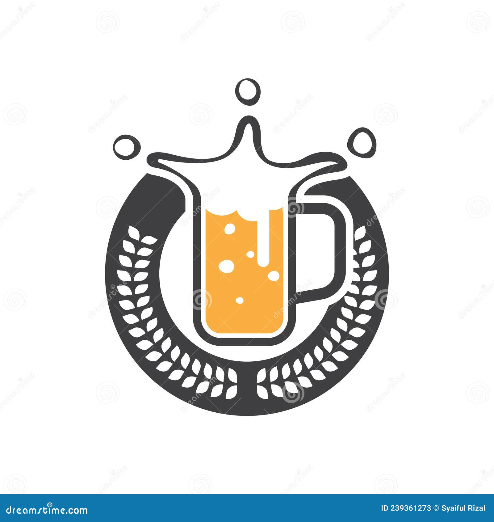 Beer King logo design stock vector. Illustration of brewery 239361273