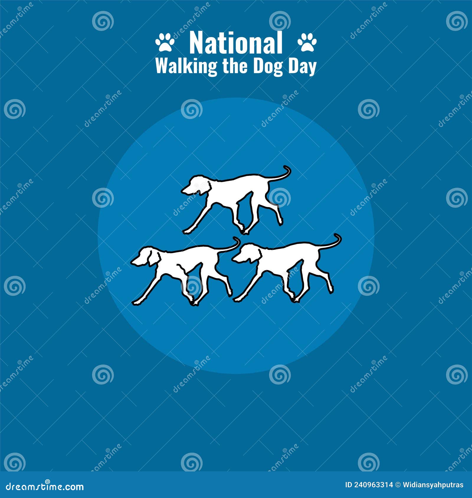 Three Dogs Peeing On A Fire Hydrant Stock Illustration 5211769