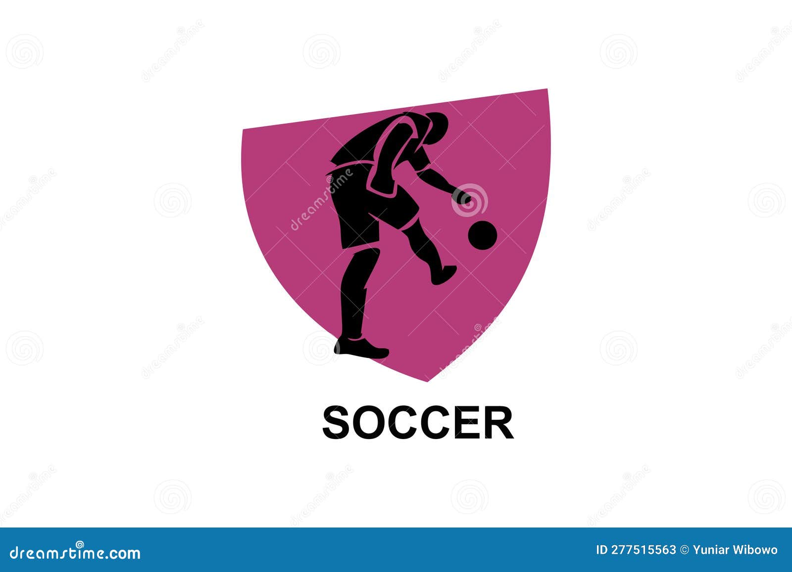 Soccer or Football Sport Vector Line Icon. Stock Vector Illustration