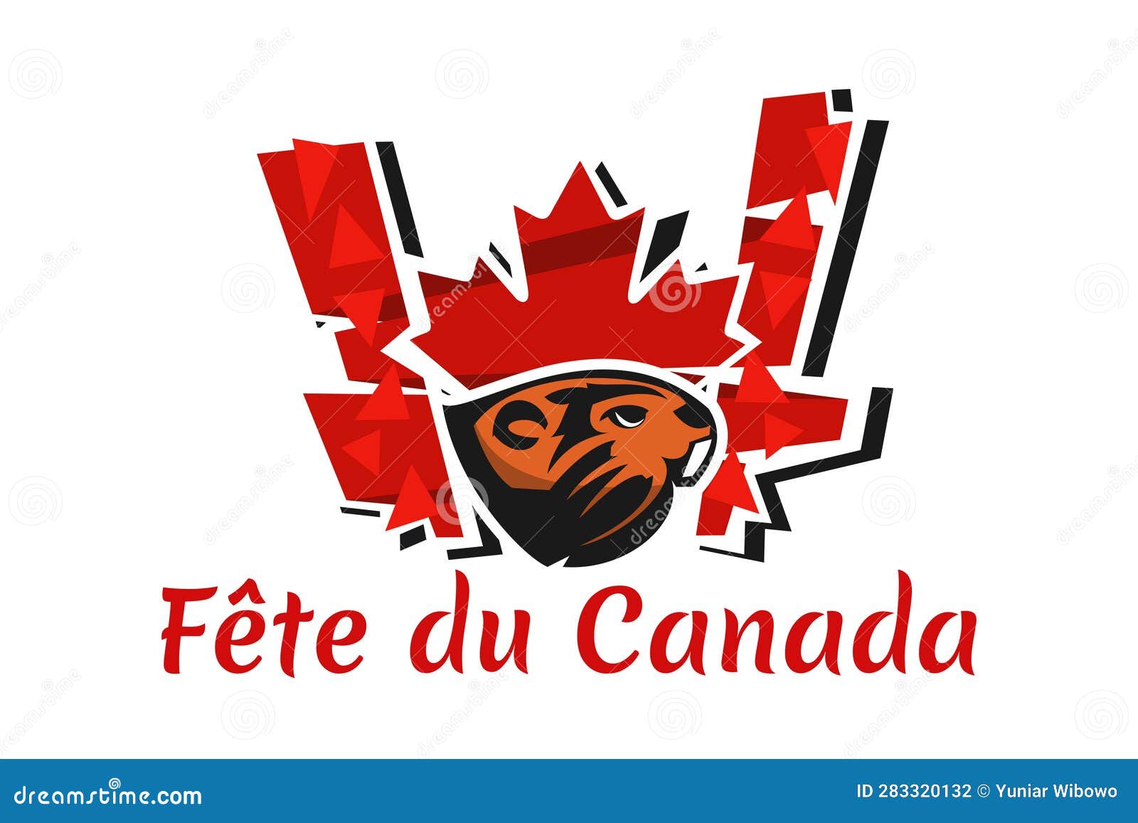 Translate Canada Day. Happy Canada Day (fête Du Canada) Maple Leaf