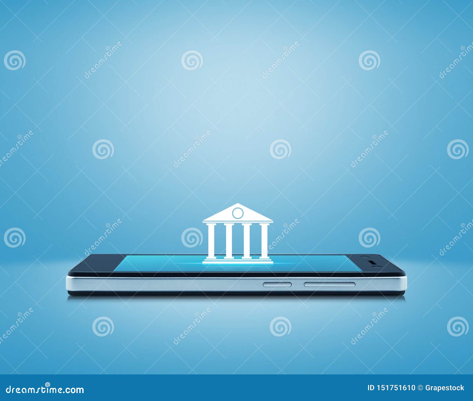 Mobile banking concept stock photo. Image of investment - 151751610