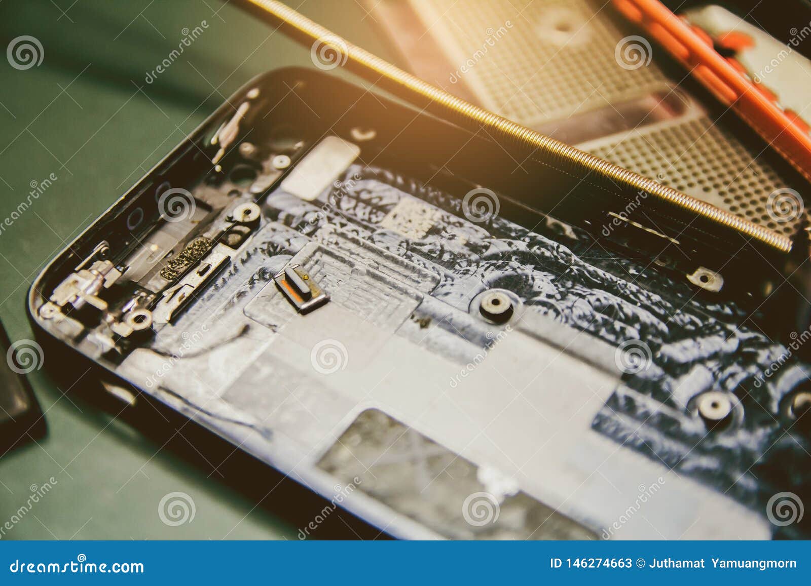 Close Up Mobile Crushers that are Repaired for Electronic Technicians