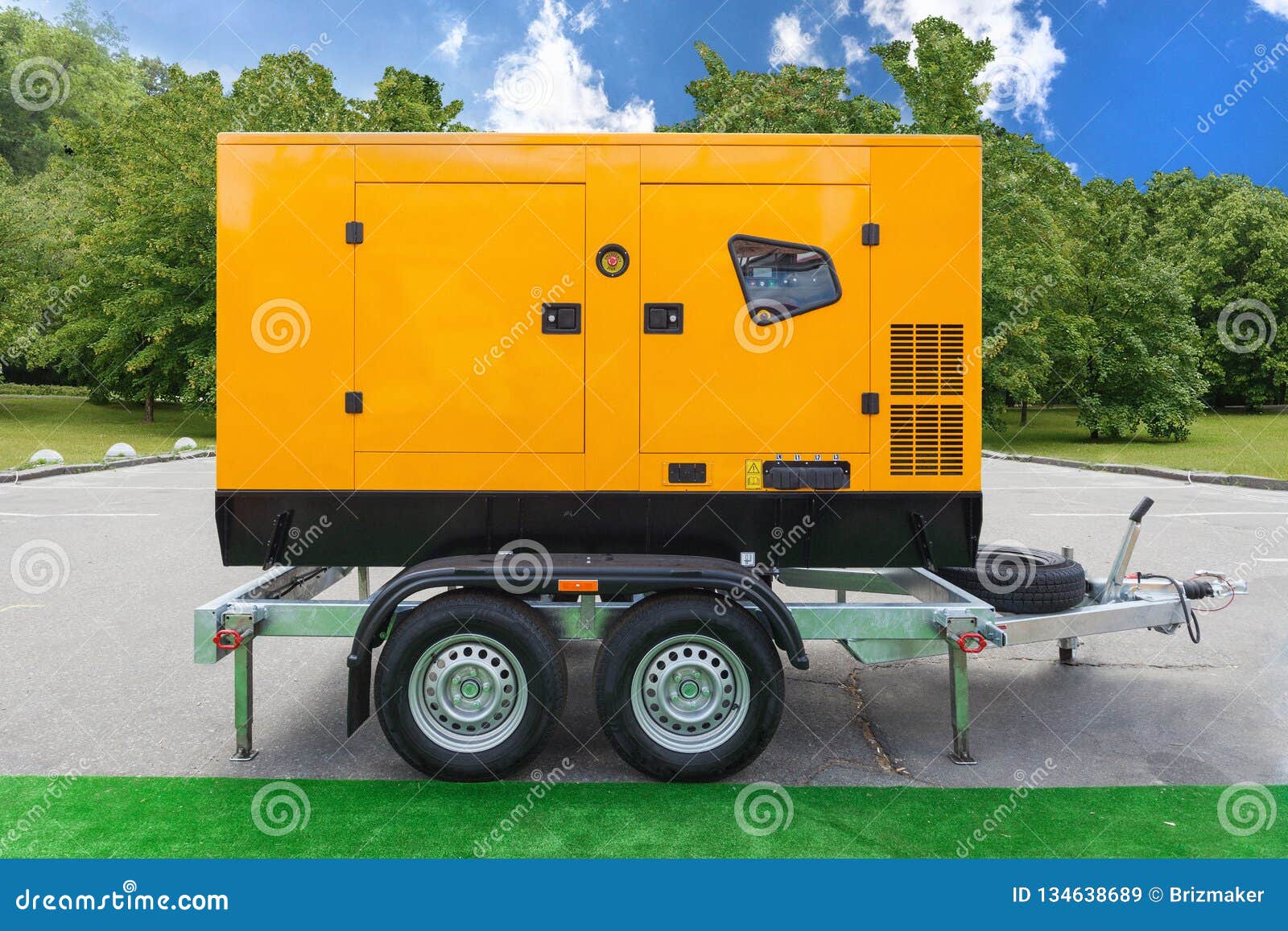 Mobile Diesel Charge Generator for Emergency Electric Power Standing
