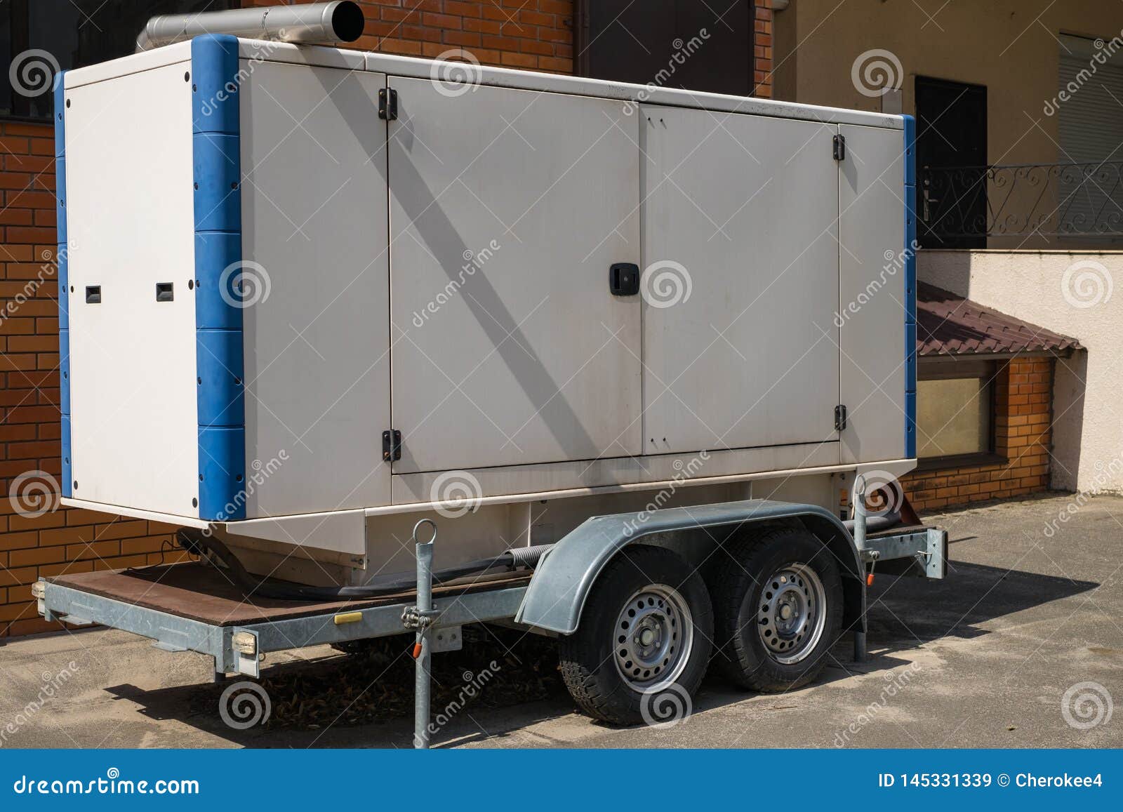 Mobile Diesel Generator For Emergency Electric Power On