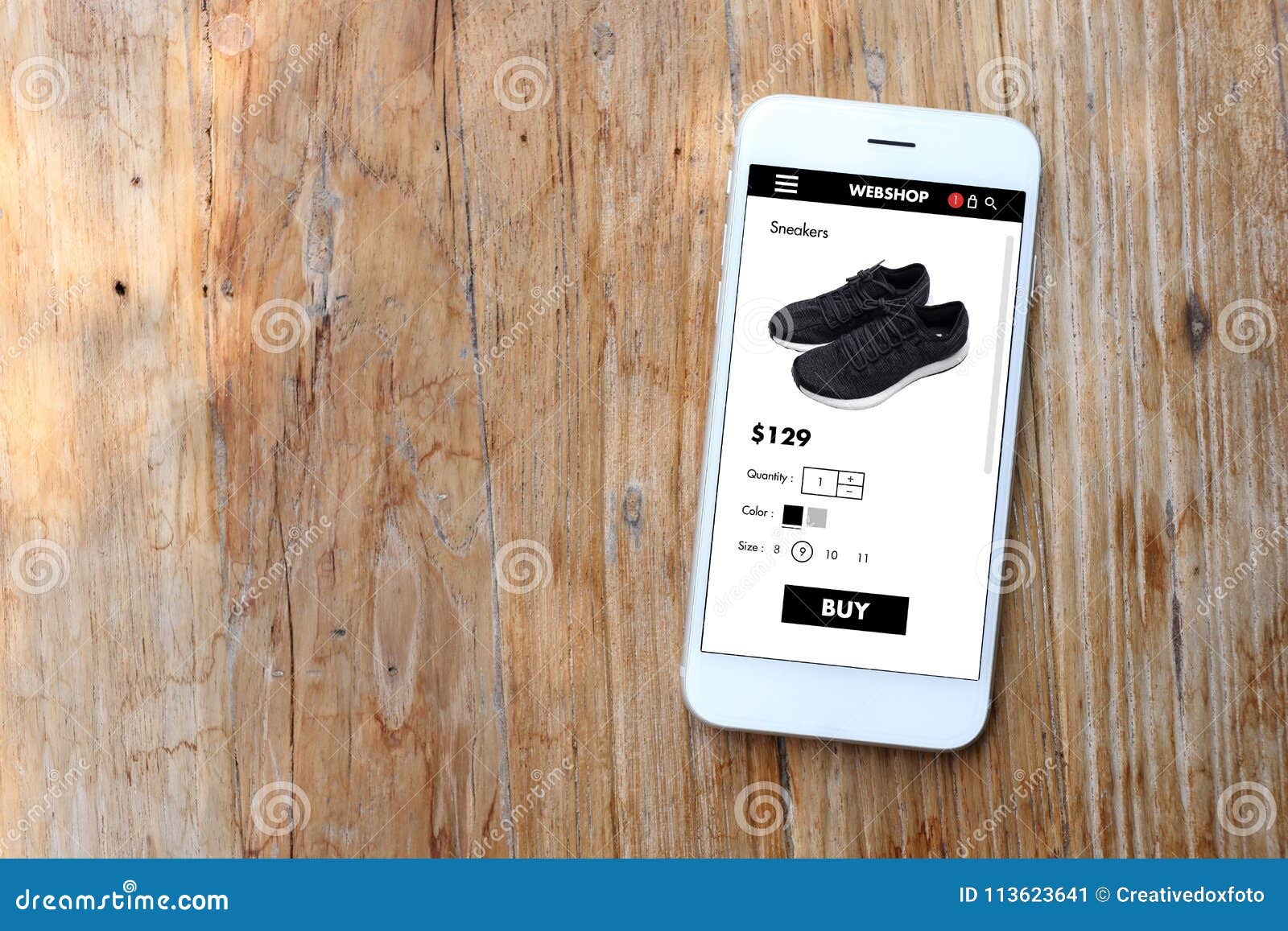 mobile ecommerce website