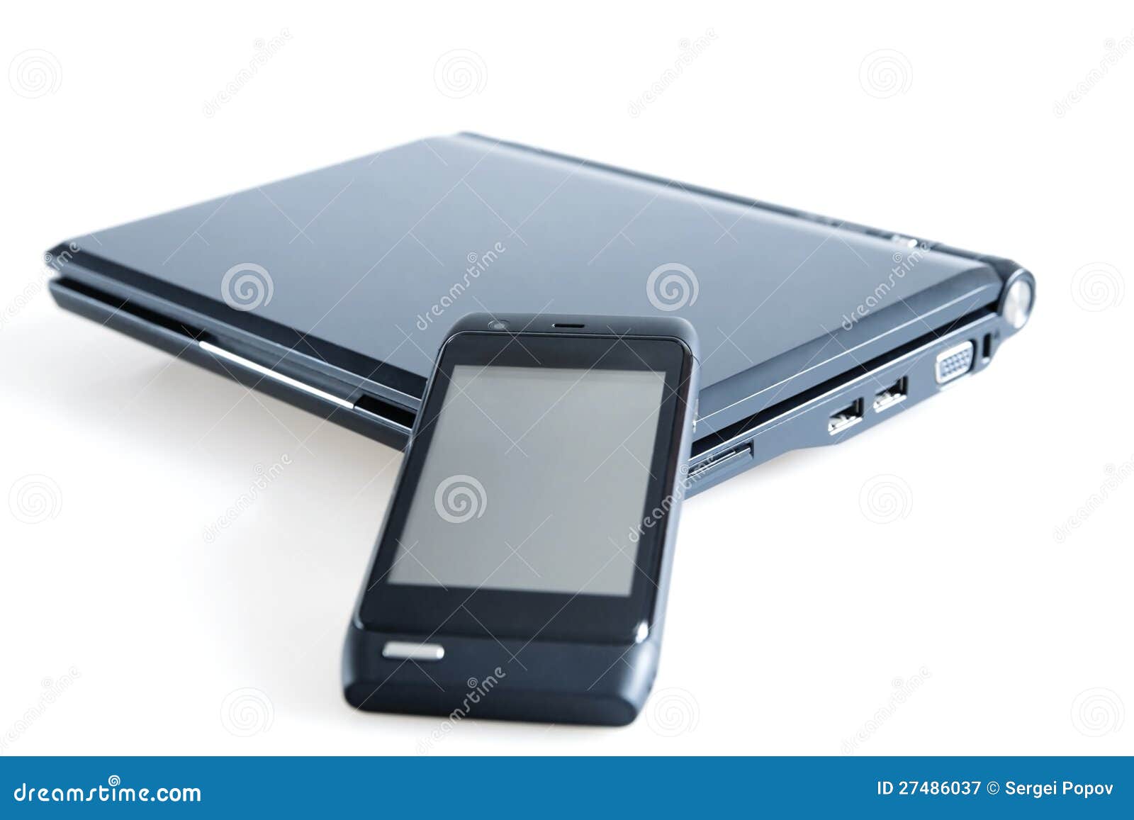 Mobile gadgets stock image. Image of laptop, business 27486037