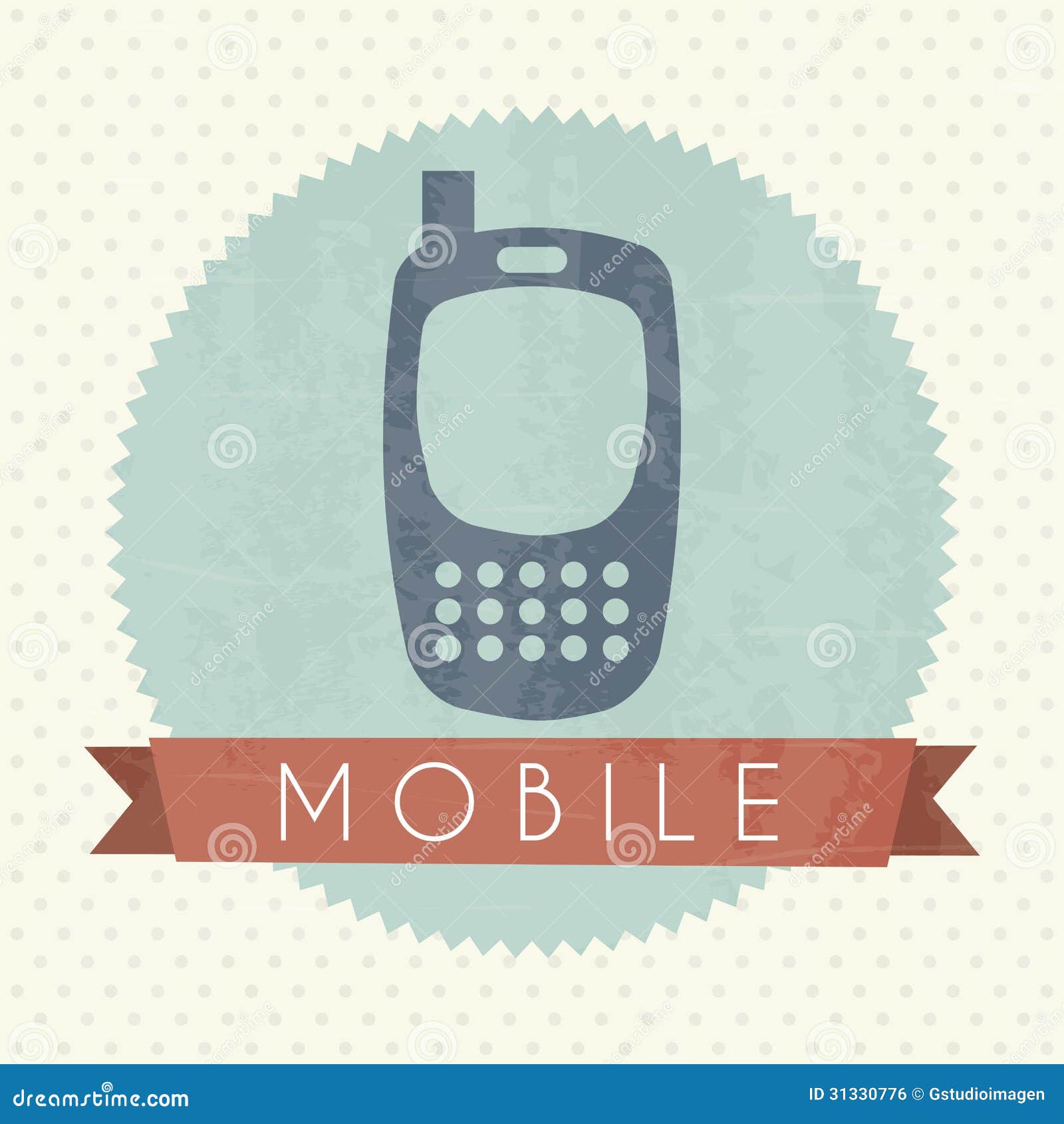 Mobile icon stock vector. Illustration of cellphone, online - 31330776