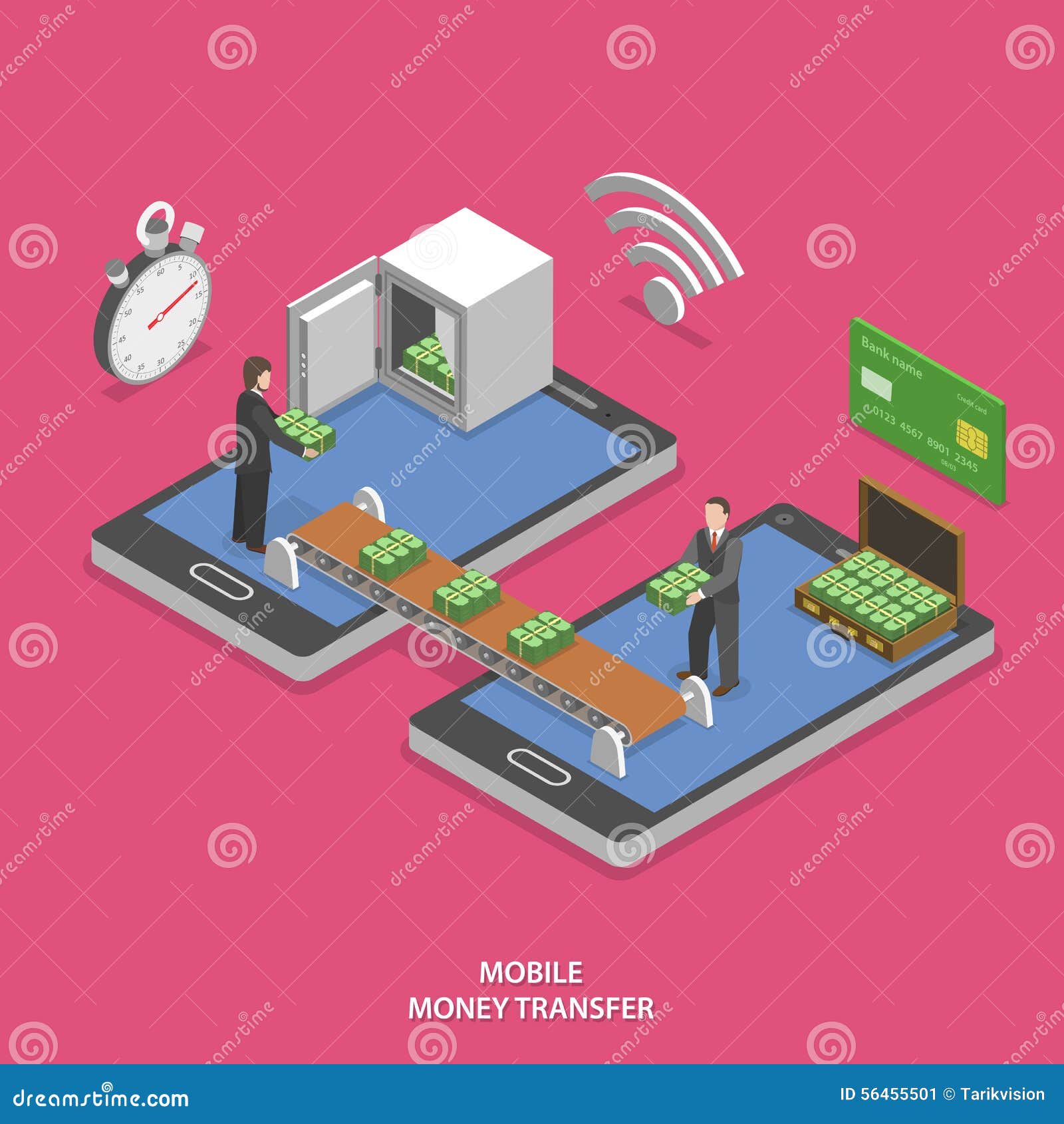 Mobile Money On Billboard Background Royalty Free Stock Image mobile-money-on-billboard-background-royalty-free-stock-image