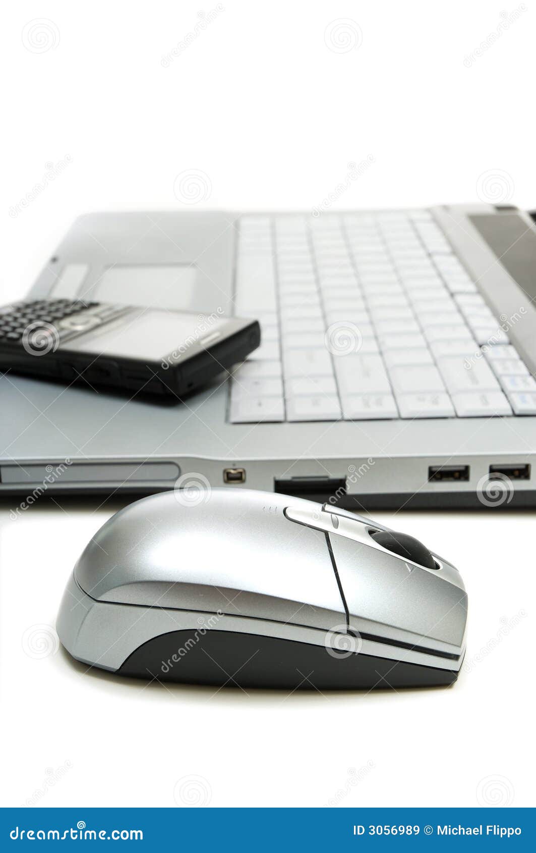 Mobile Office Equipment stock image. Image of cordless 3056989
