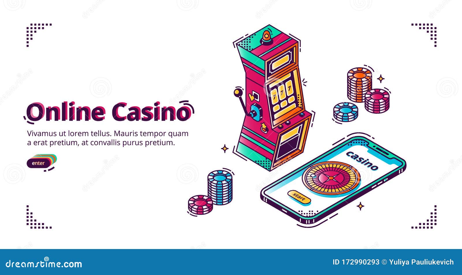 Free Vector  Realistic isolated and colored casino online games icon set  with equipments and attributes