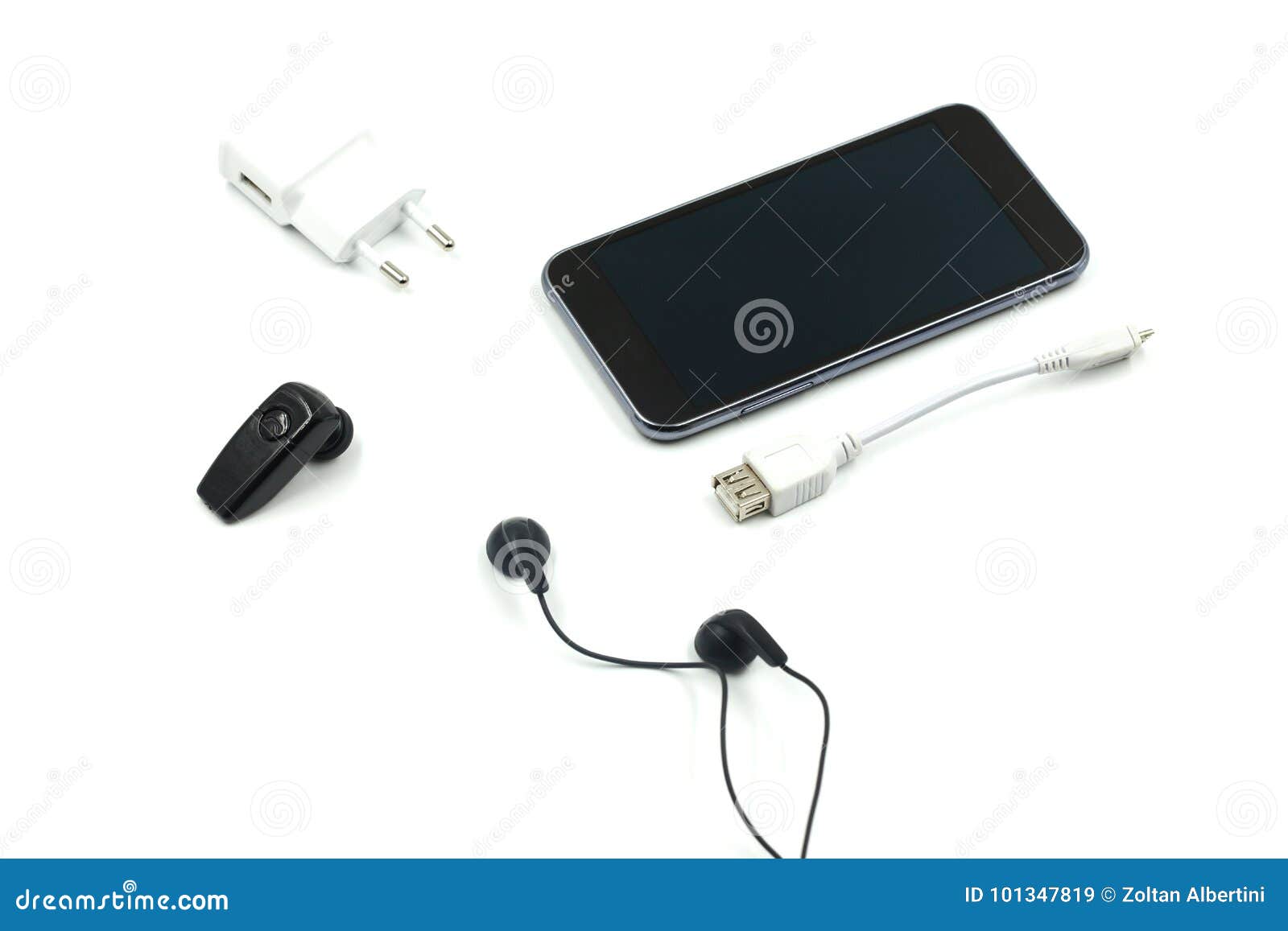 Mobile phone accessories stock image. Image of device 101347819