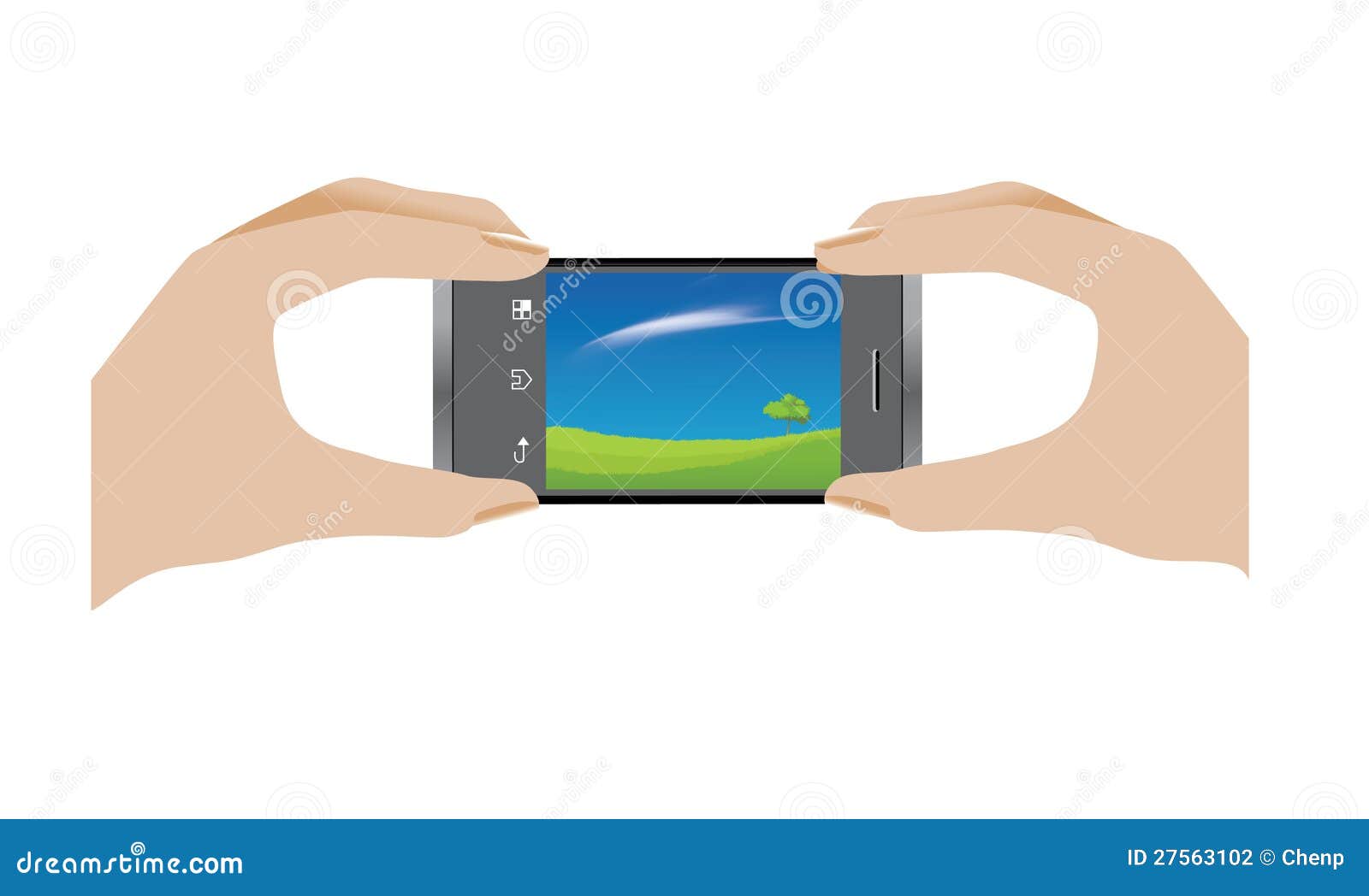 Mobile Phone Camera Stock Illustration Illustration Of Recording