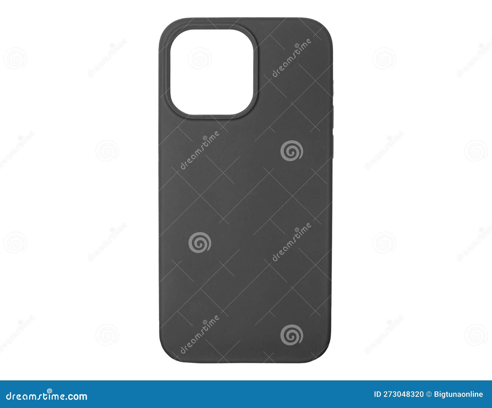 Mobile Phone Case Isolated on White Background. Smart Phone Case