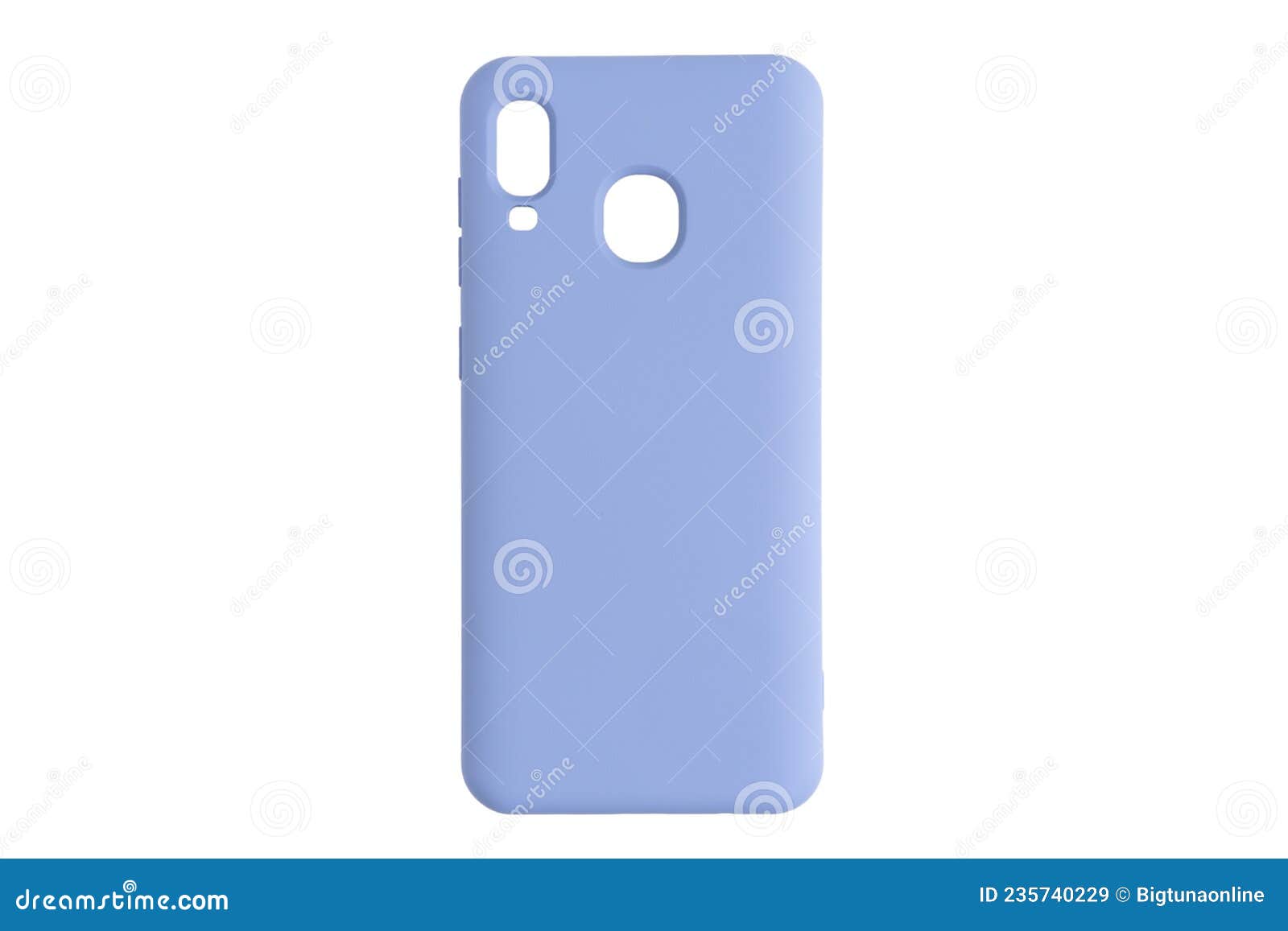 Mobile Phone Case Isolated on White Background. Smart Phone Case