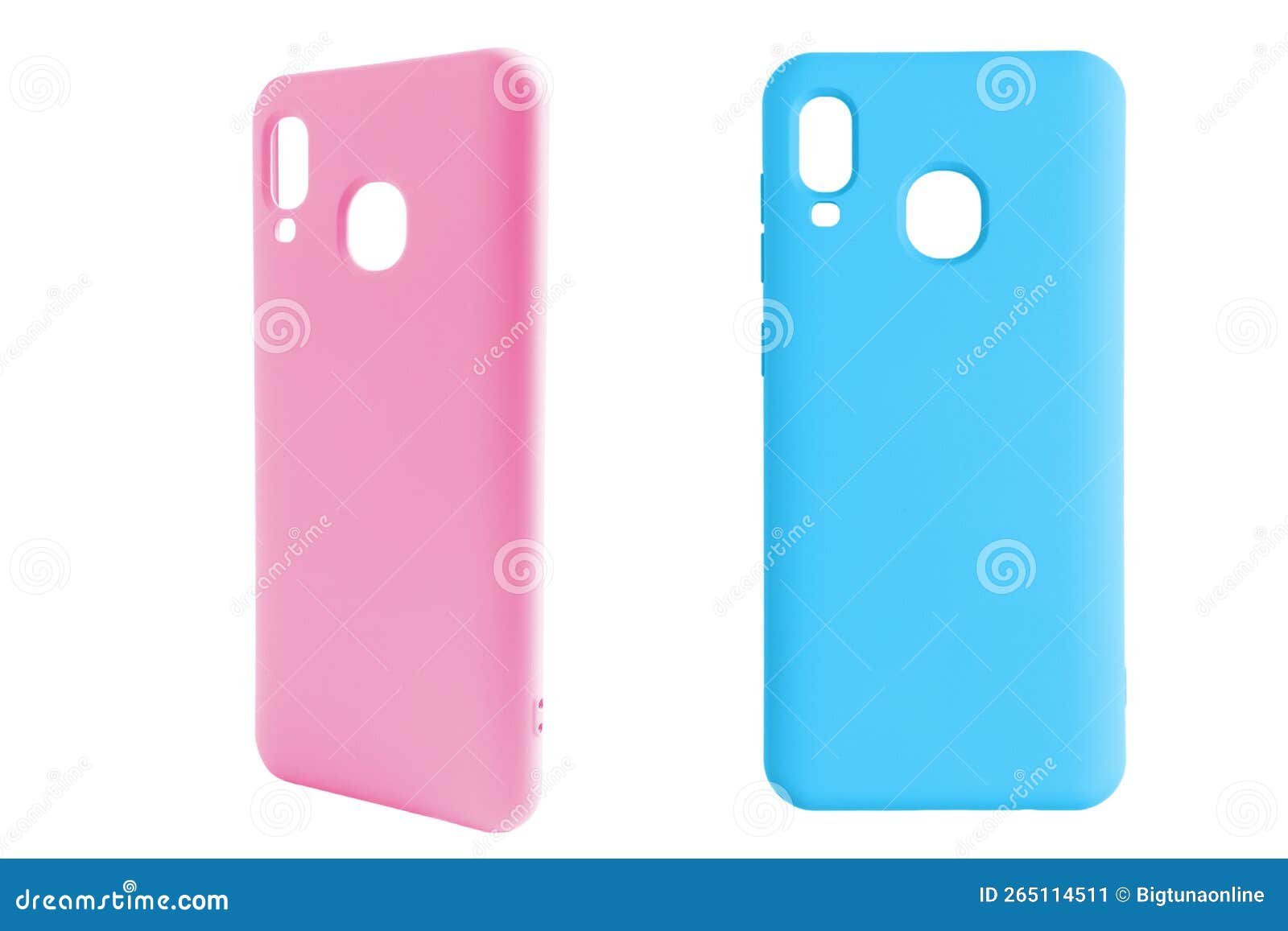 Mobile Phone Case Isolated on White Background. Smart Phone Case