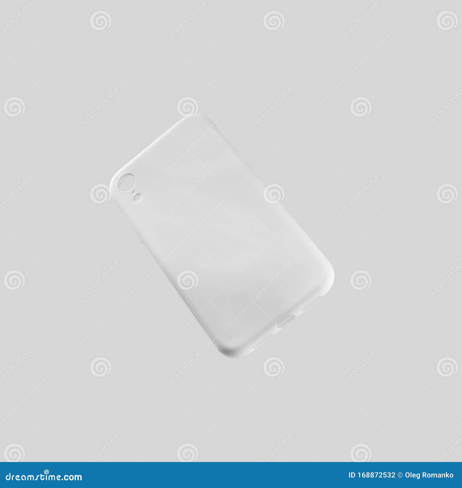 Mobile Phone Case Template for Presentation of Design and Pattern Stock Illustration