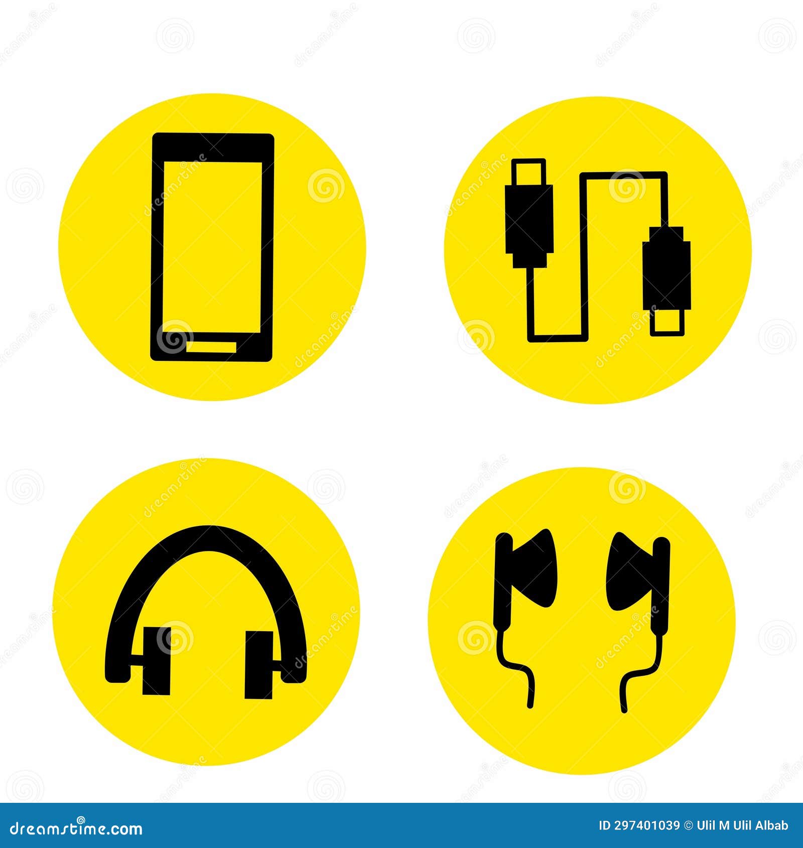 Mobile Phone Devices and Electronics Stock Illustration Illustration