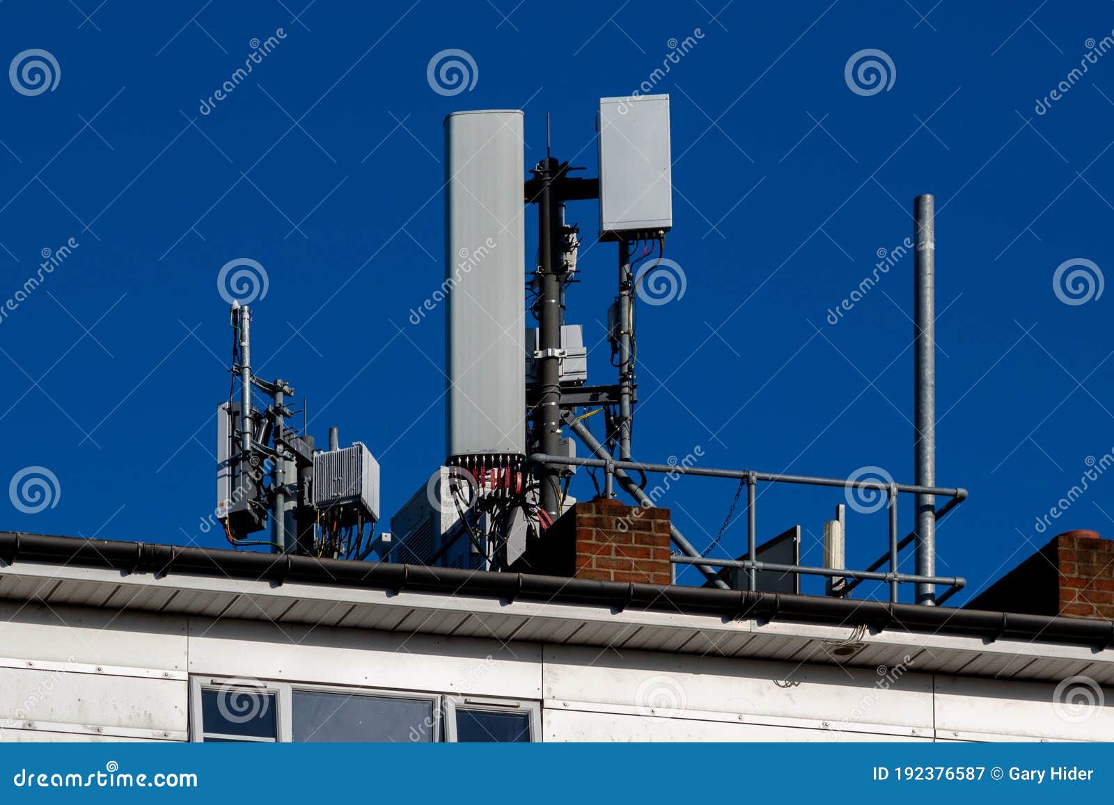 Mobile Phone Masts for 4G or 5G on Top of a Residential Building Stock