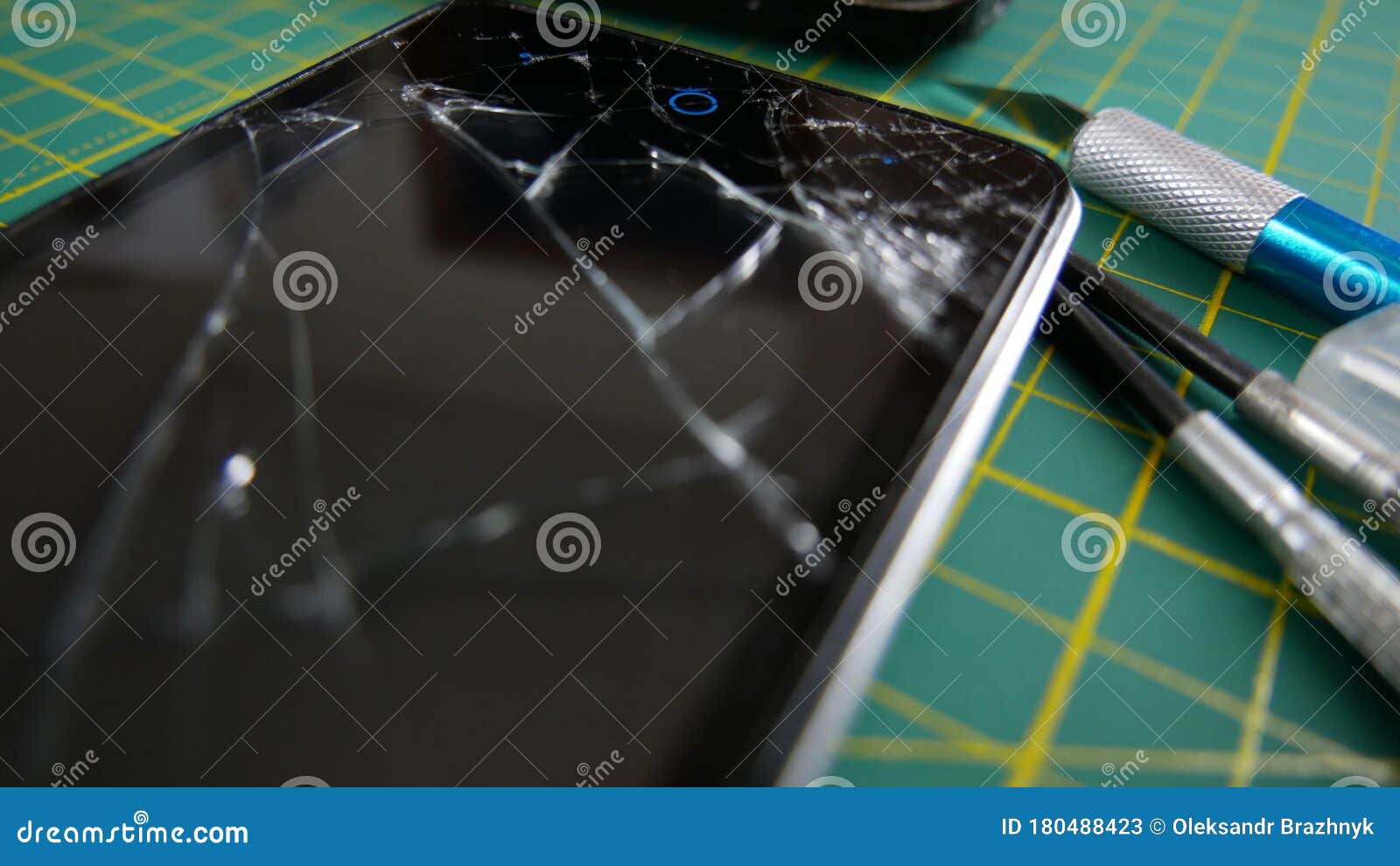 Mobile Phone Repair. Touchscreen Replacement Stock Image Image of