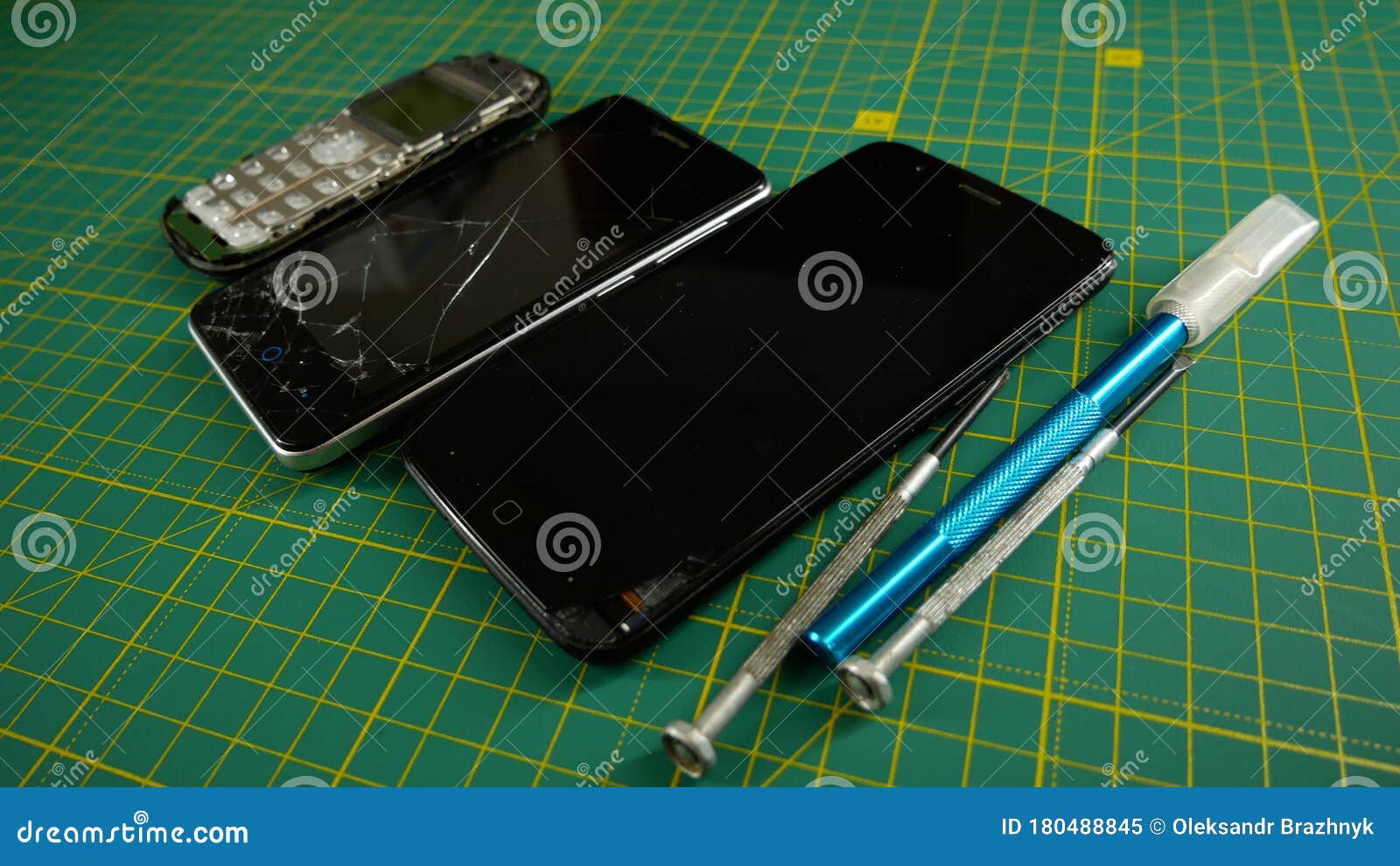 Mobile Phone Repair. Touchscreen Replacement Stock Image Image of