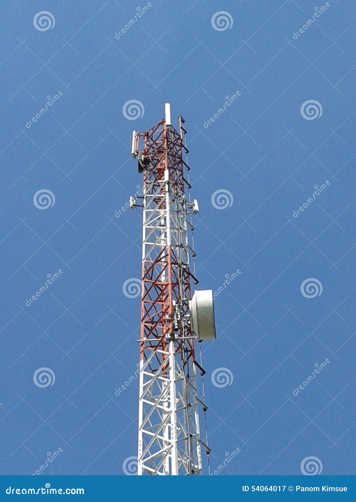 Mobile phone tower stock image. Image of tower, phone 54064017
