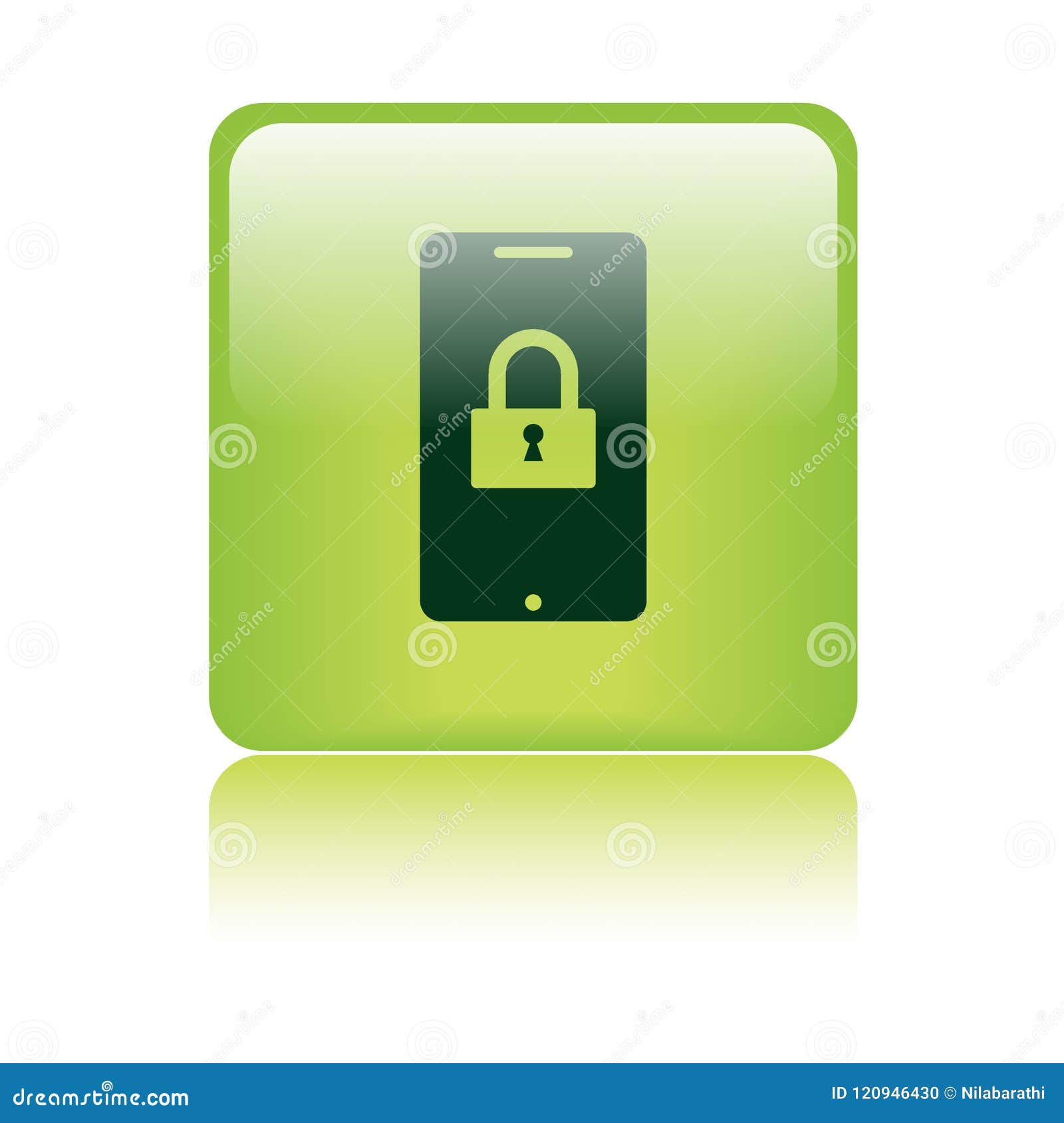mobile protection icon web button