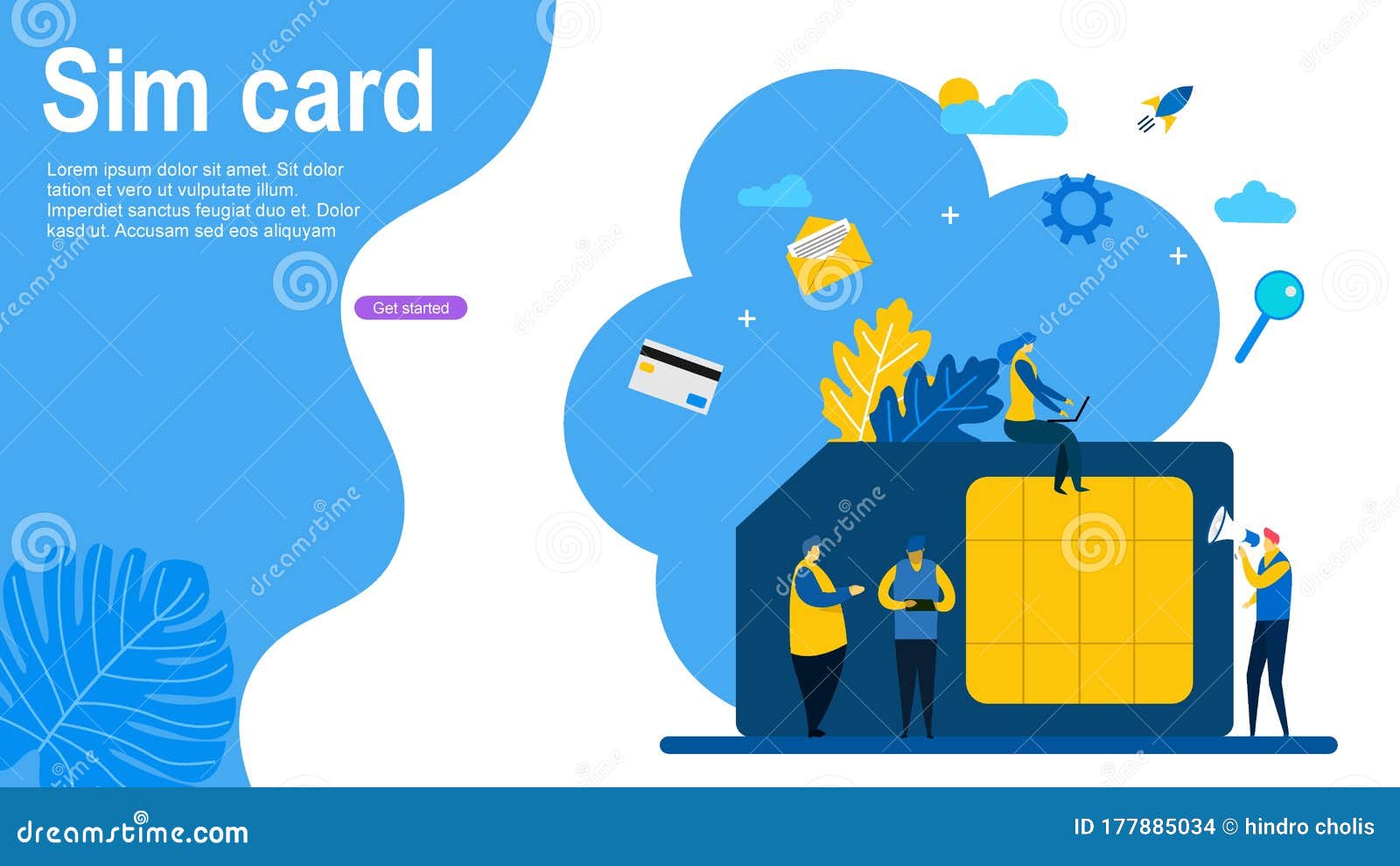 Mobile Sim Card With Tiny People Character Concept Vector Illustration Stock Vector Illustration Of Mobile Gold Mobile Sim Card With Tiny People Character Concept Vector Illustration Stock Vector Illustration Of Mobile Gold
