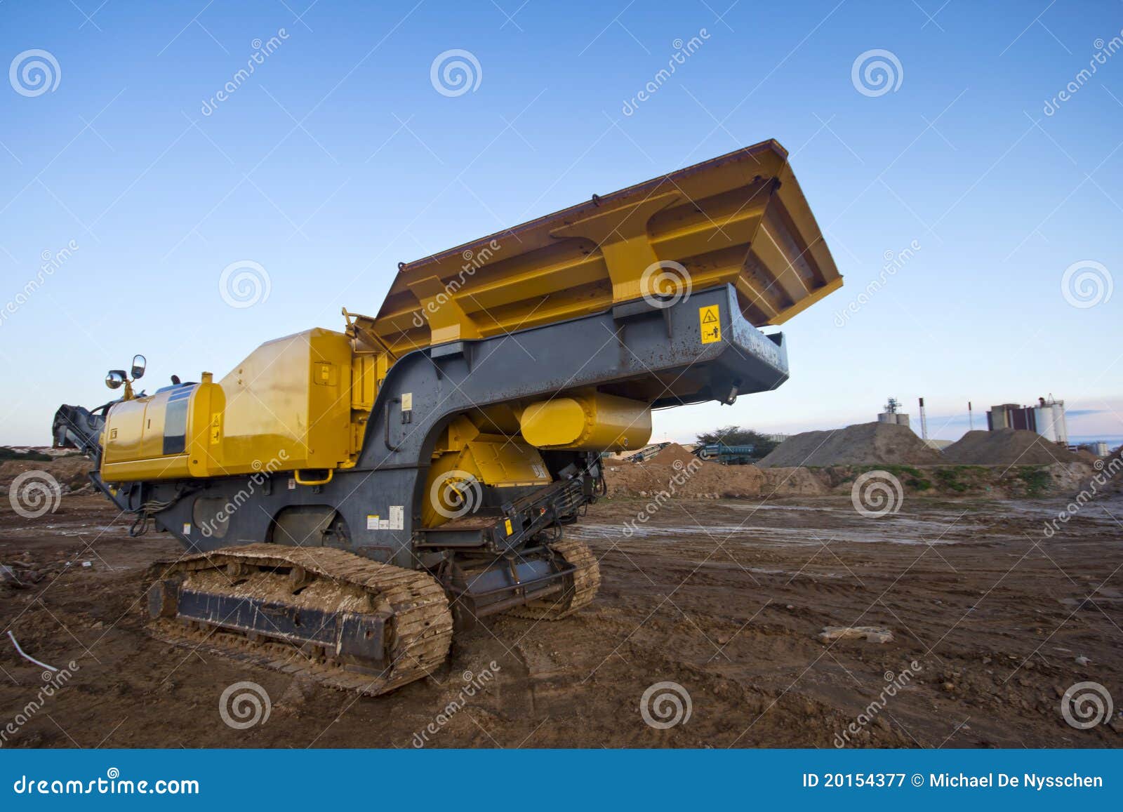 stone crusher vector