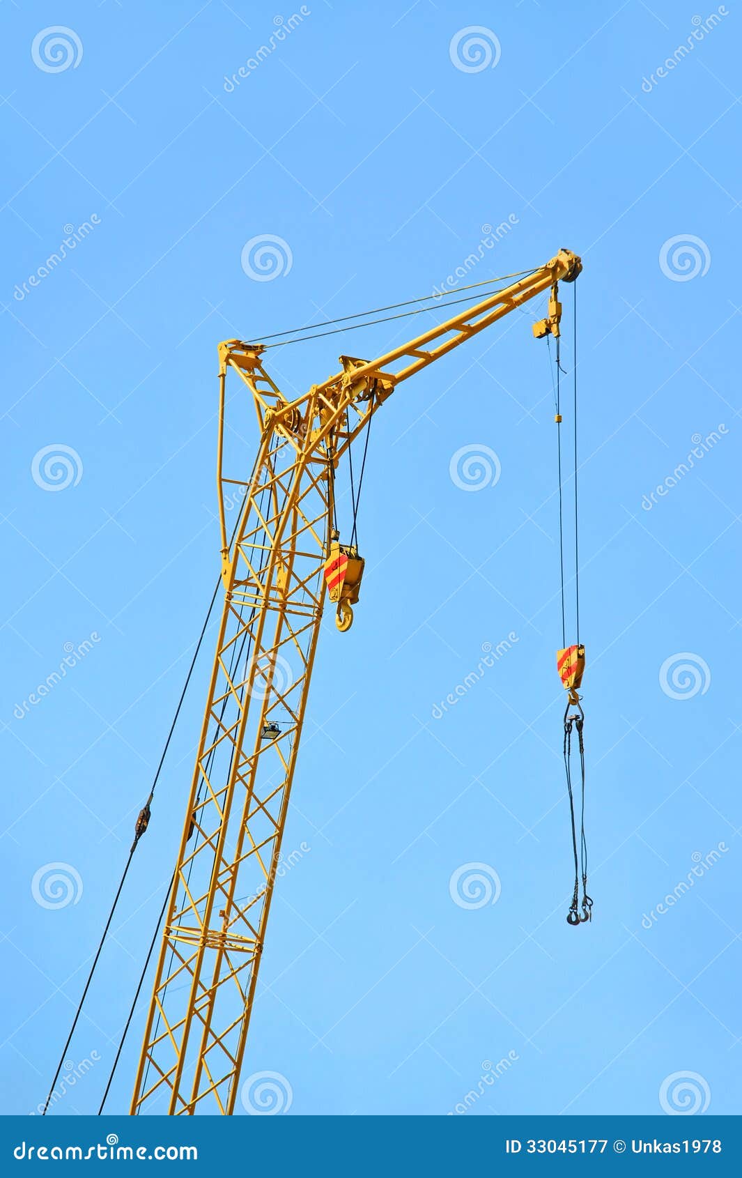 Mobile tower crane stock image. Image of site, loading - 33045177