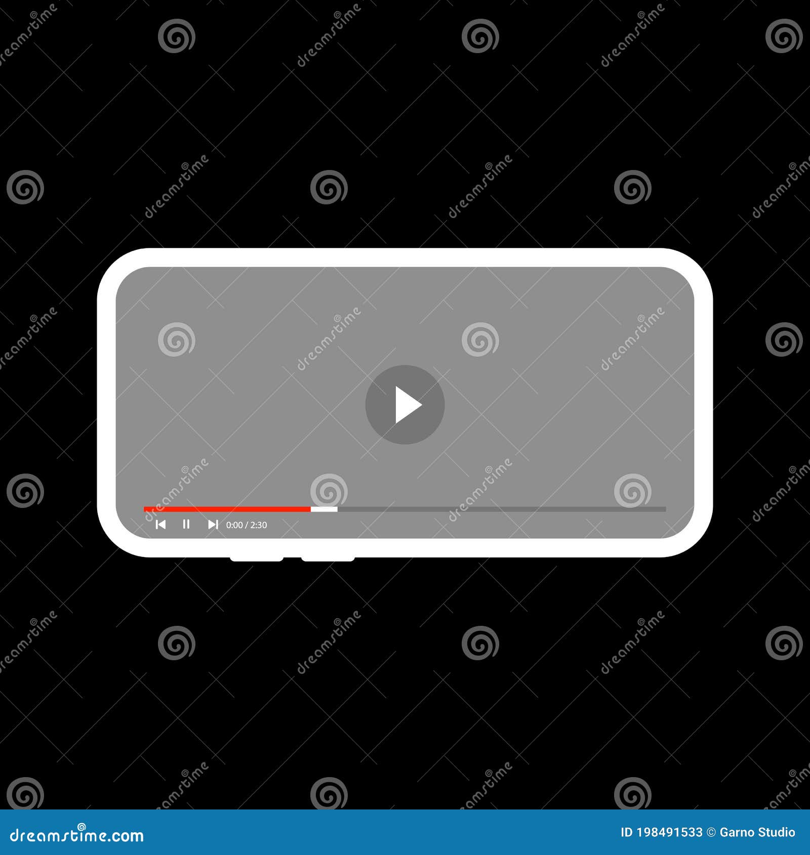 black youtube video player