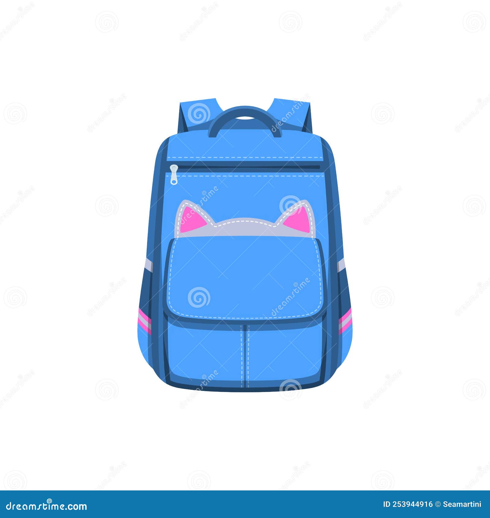 Mochila Com Orelhas Gatinho