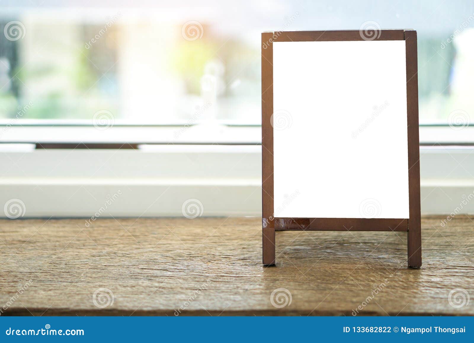 Download Mock Up Blank Advertising Whiteboard With Easel Standing ...