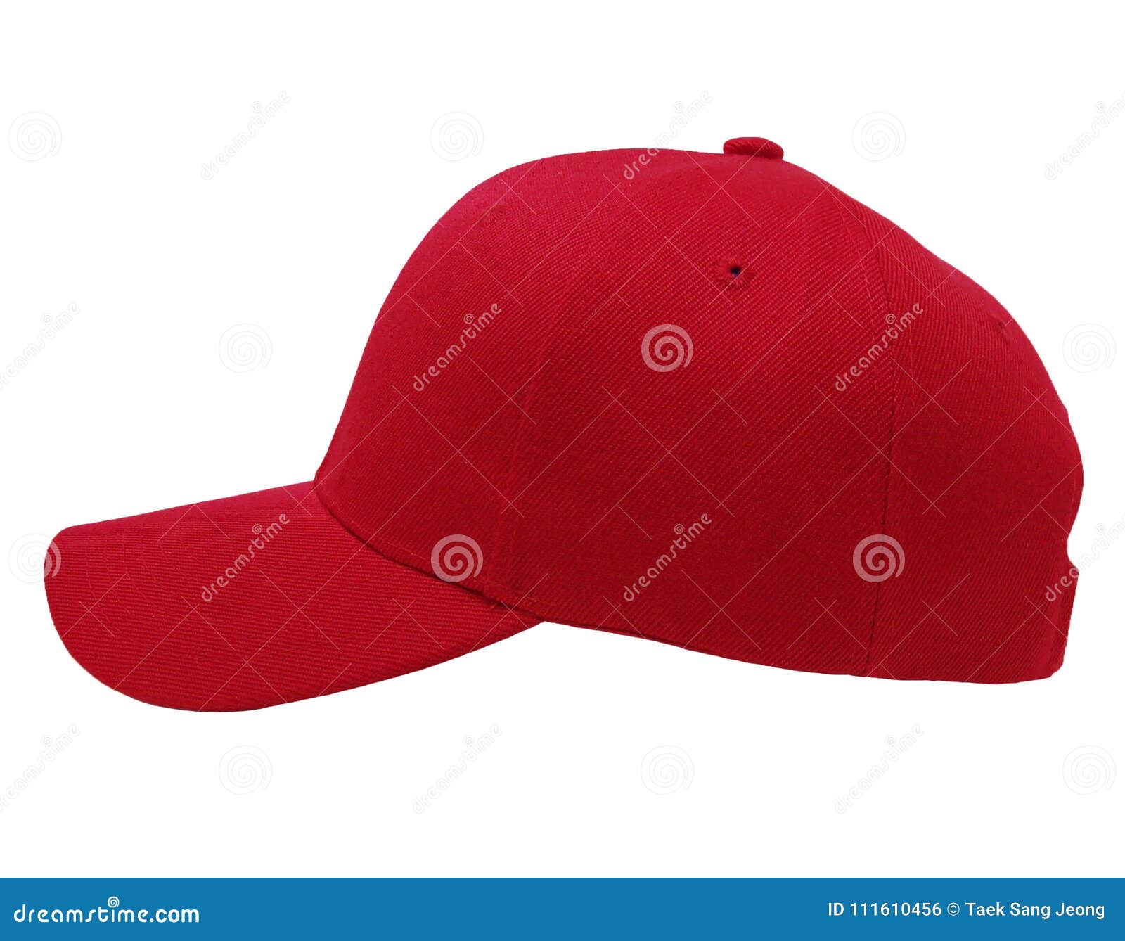 Download Mock Up Blank Baseball Color Red Cap Closeup Of Side View ...