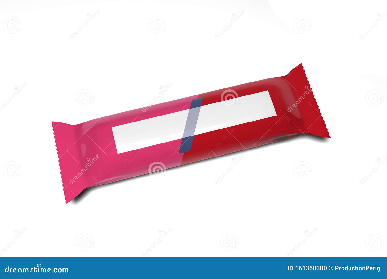 Download Mock Up Of A Cereal Bar Packaging On A White Background ...