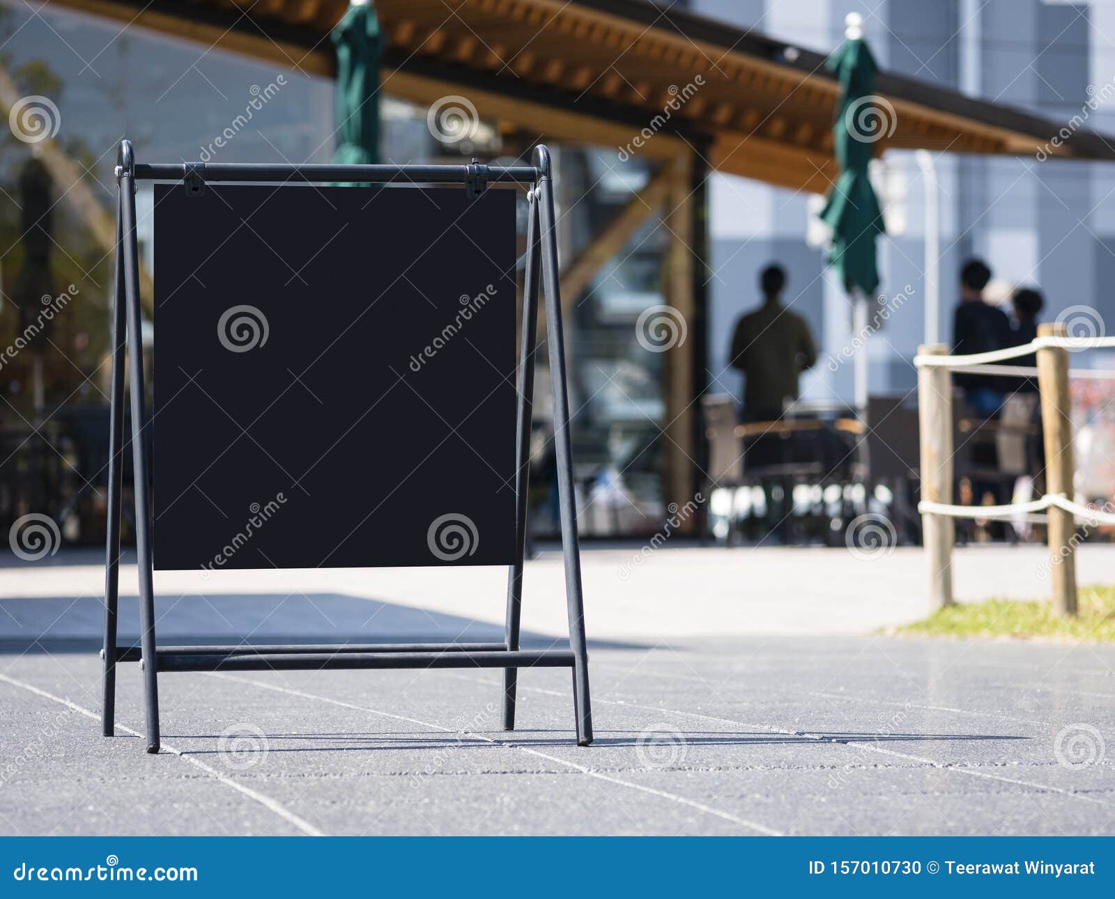 Download Mock Up Menu Restaurant Cafe Outdoor Signage Stock Photo ...