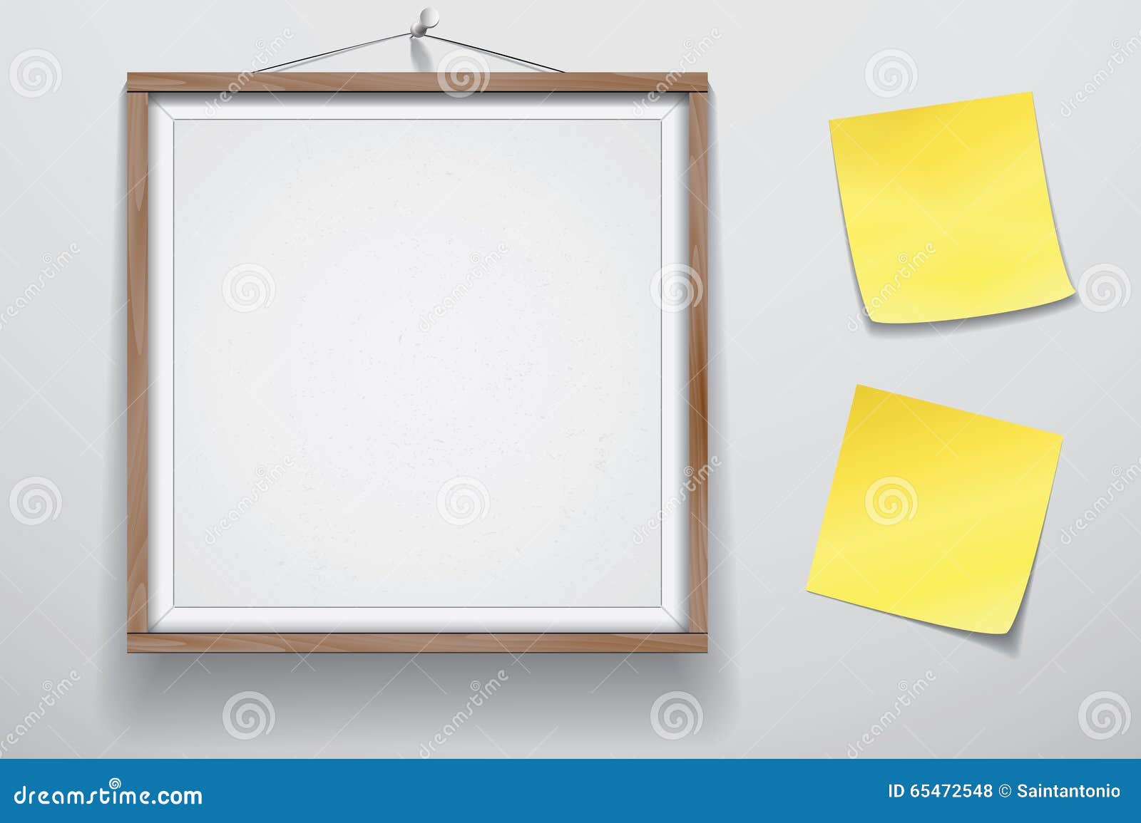 Download Mock Up For Presentation Framed Signboard With Two Yellow ...