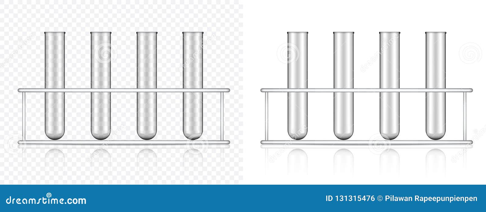 Download Mock Up Realistic Transparent Test Tube Plastic Or Glass For Science And Learning Background ...