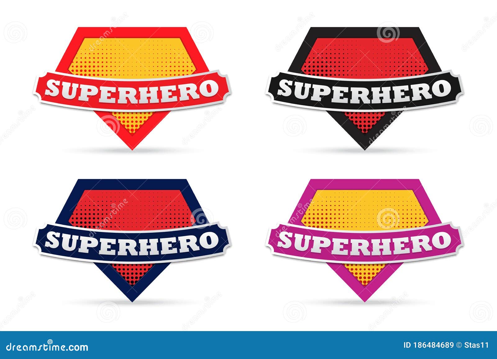 Mock Up of Super Hero Sign. Set of Superhero Logo Template. Collection Mock Up of Super Hero Sign. Set of Superhero Logo Template. Collection