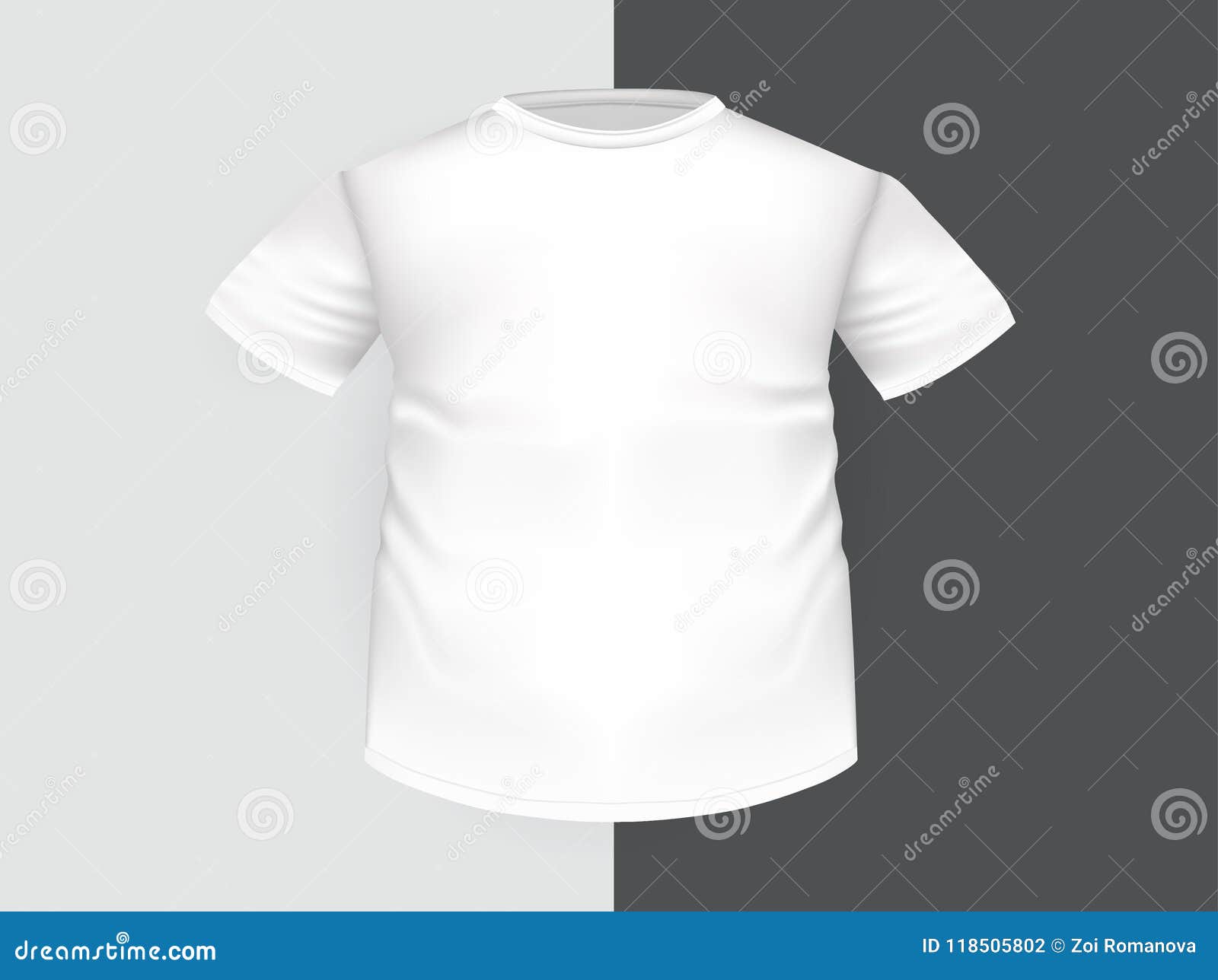 Download Mock Up T-shirt Realistic Big Size XXL White Color. Mocku ...