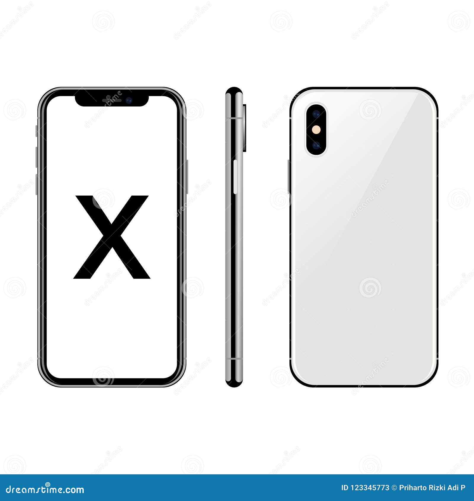 Mock Up Iphone X Stock Vector Illustration Of Idenitity Mock Up Iphone X Stock Vector Illustration Of Idenitity