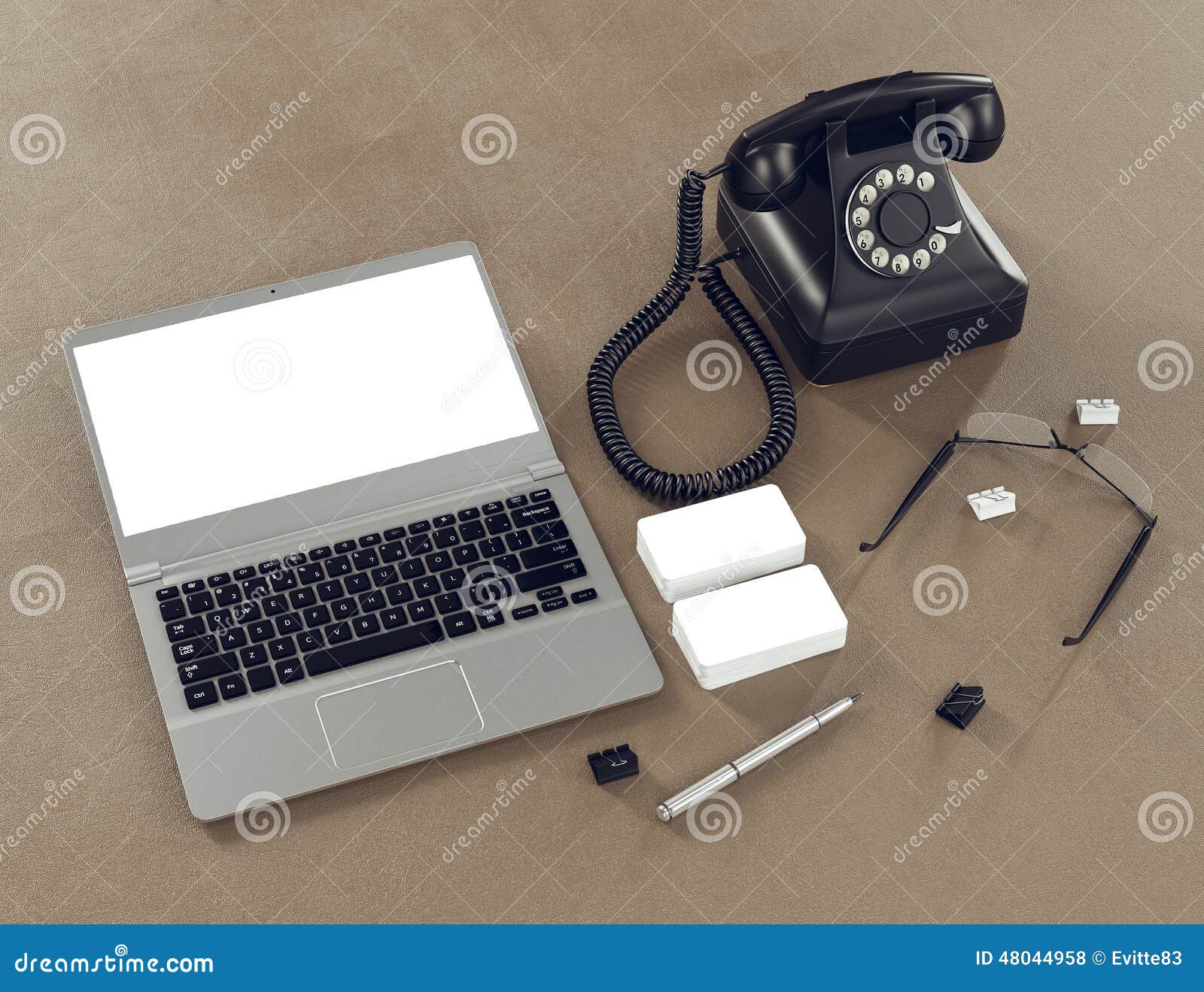 Download Mockup business template. stock illustration. Image of ...