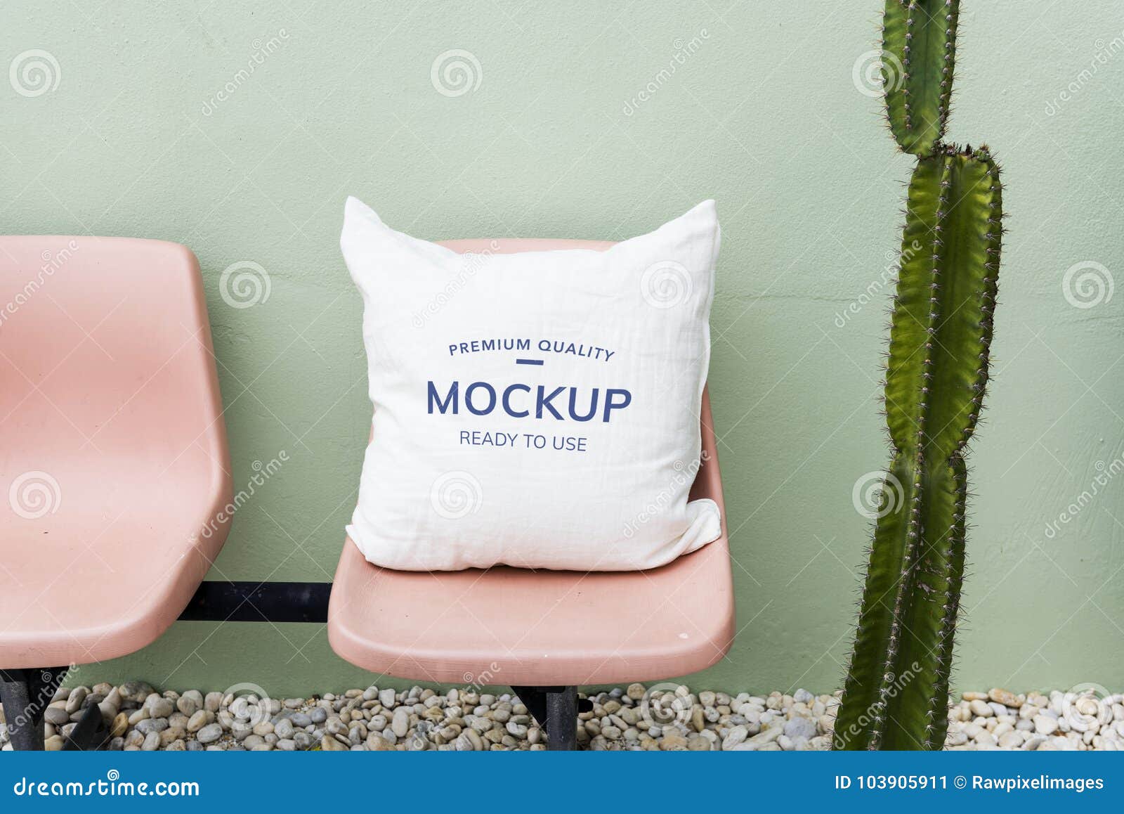 mockup  space on cusion pillow