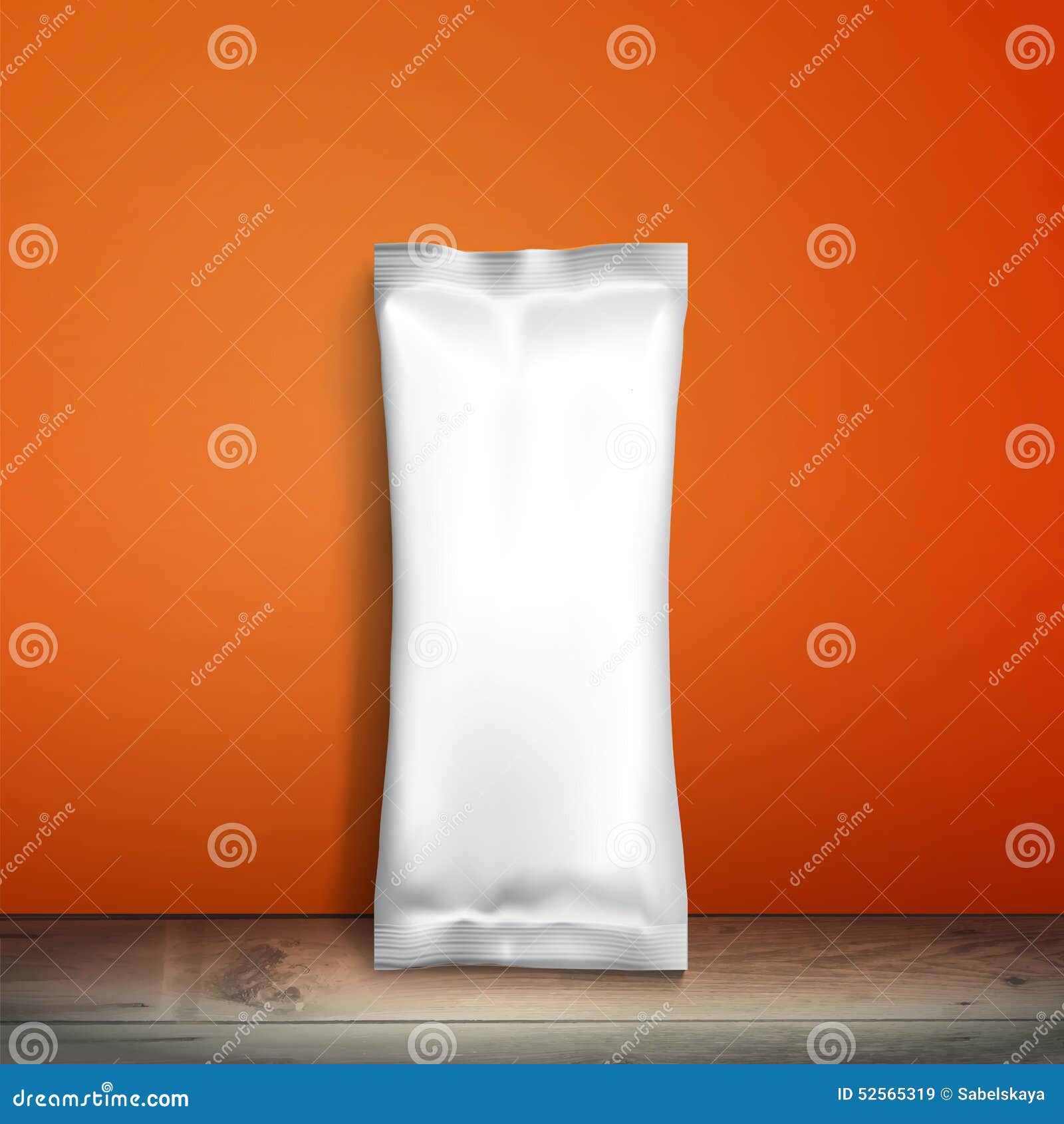 Download Mockup Foil Food Snack Stock Vector Illustration Of Pouch 52565319