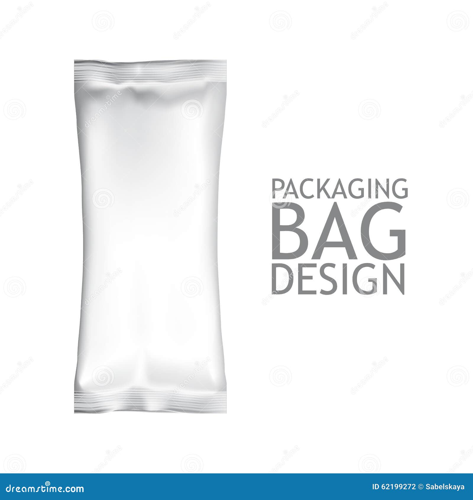 Download Mockup Foil Food Snack Stock Vector Illustration Of Merchandise 62199272