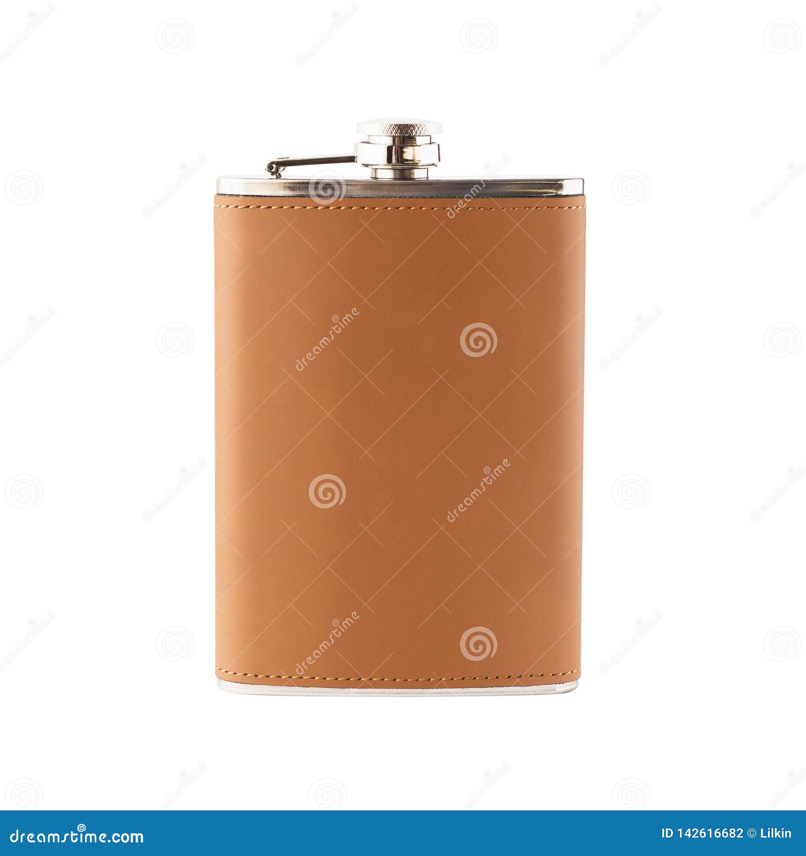 Download Mockup Of Hip Flask Isolated Stock Photo - Image of liquid ...