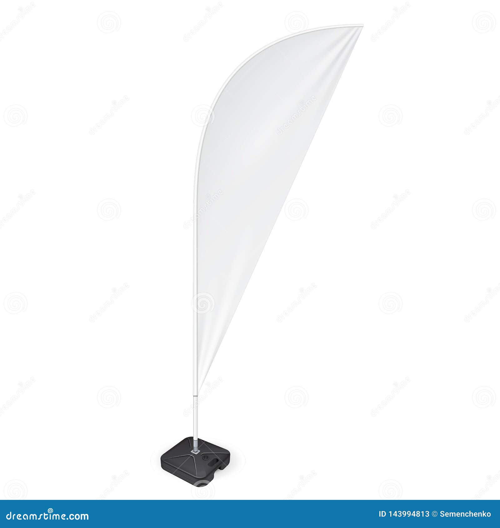 Download Mockup, Mock Up Outdoor Teardrop Flag With Ground Spike ...