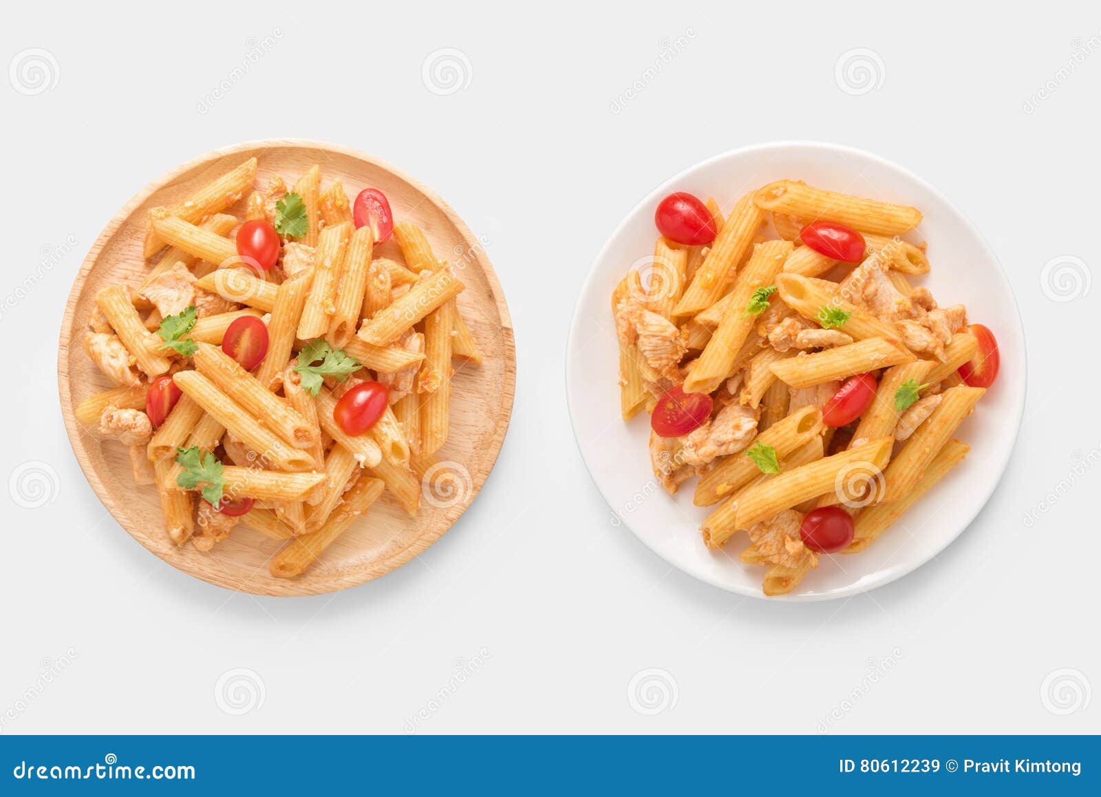 Download Mockup Penne Pasta Isolated On White Background. Clipping ...