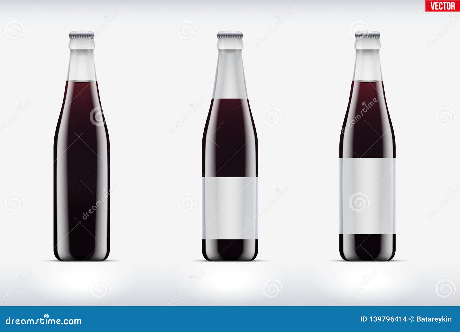 Download Cola bottle set mockup stock vector. Illustration of ...